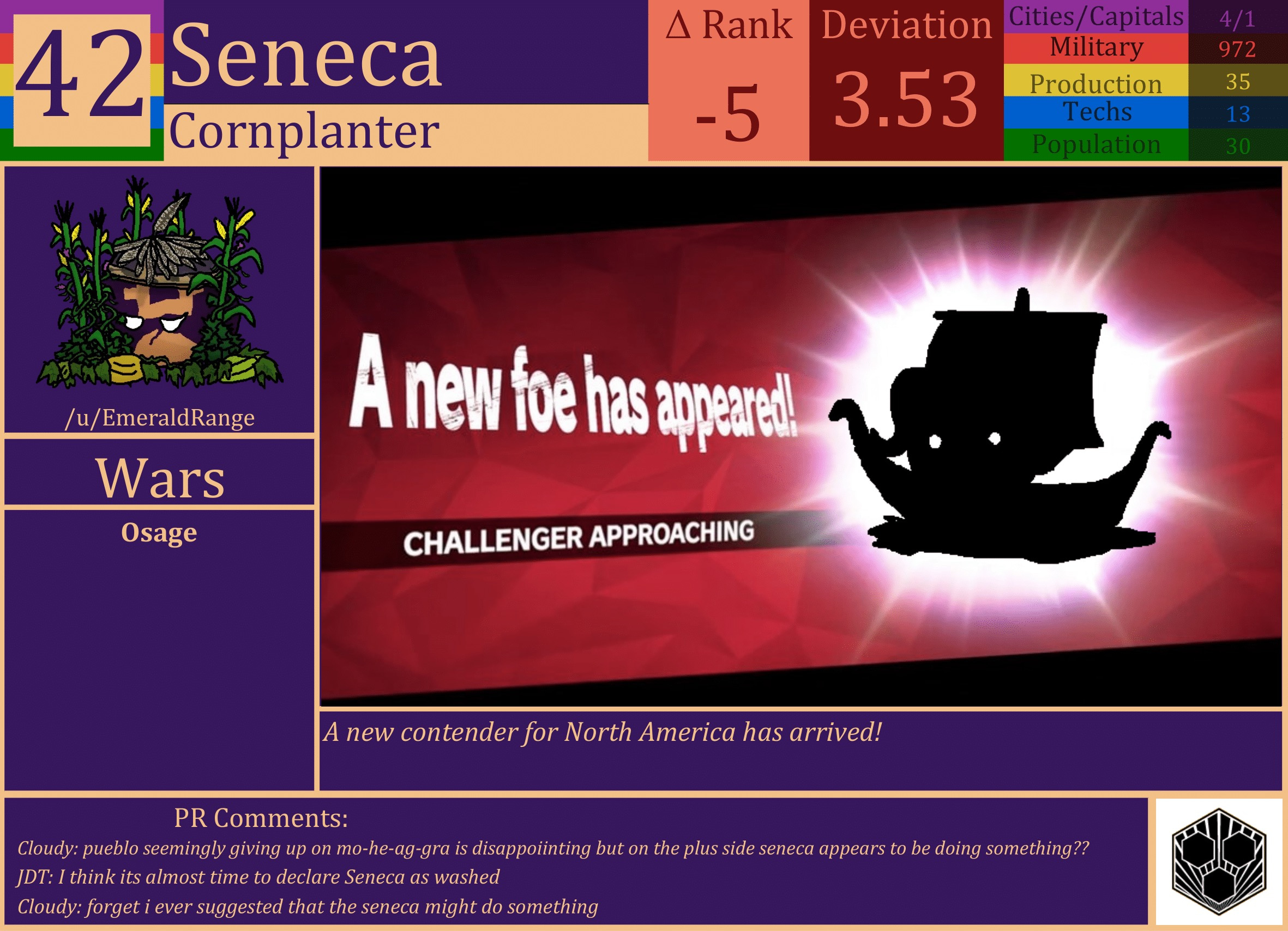 CBR In-Game Screenshot of Seneca