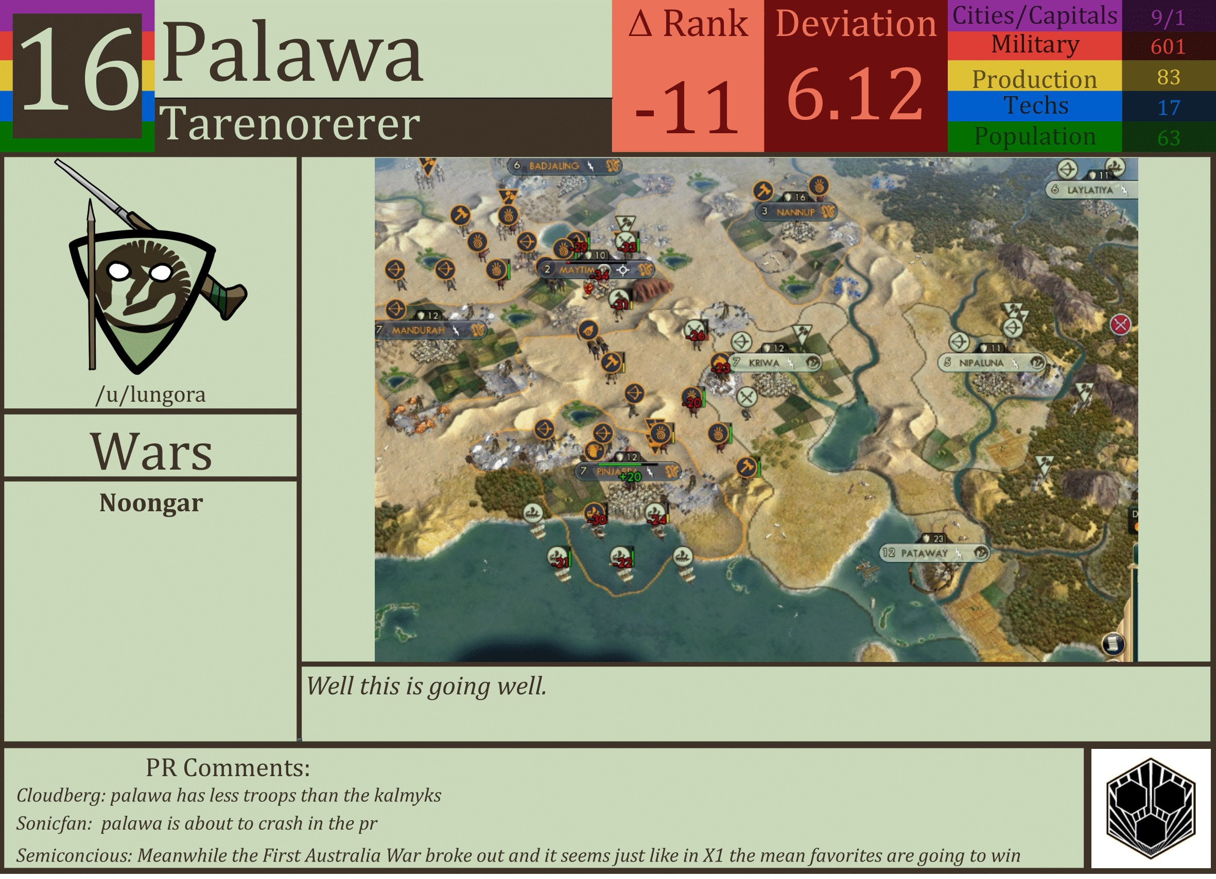 CBR In-Game Screenshot of Palawa