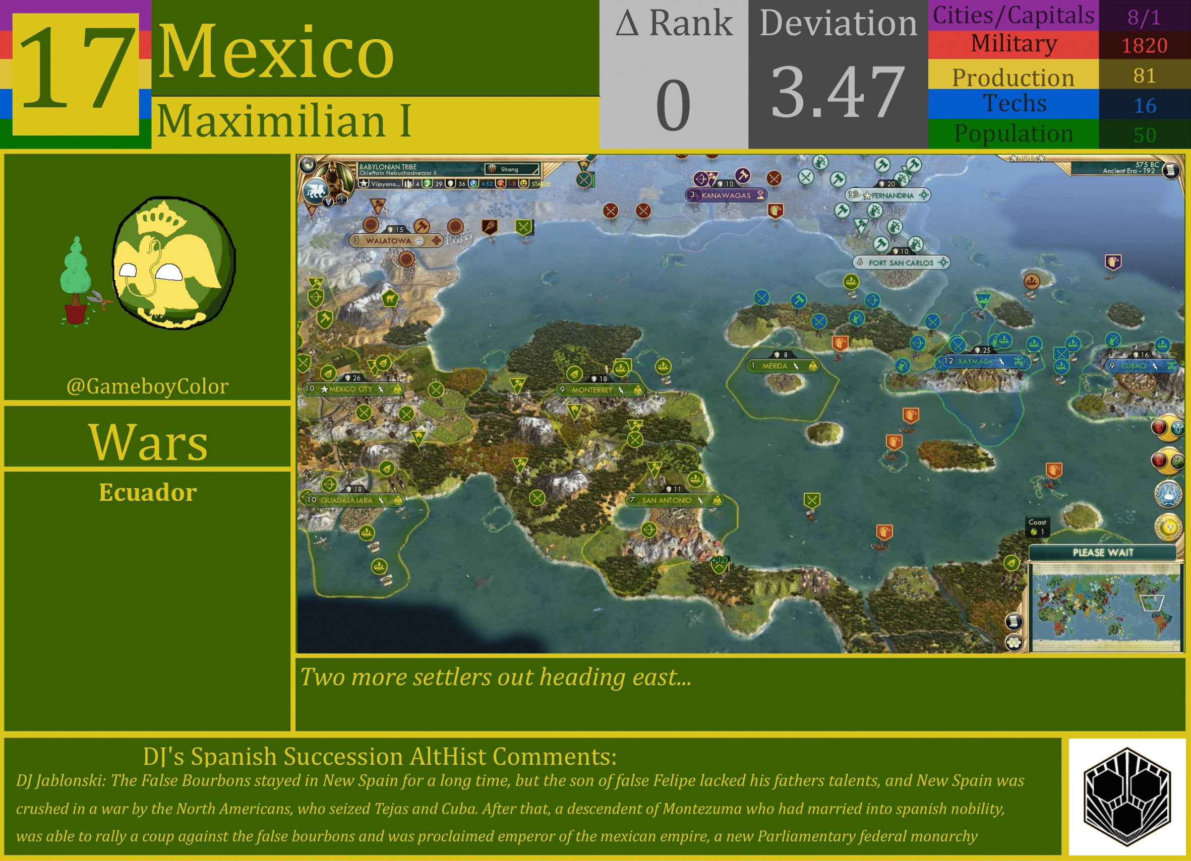 CBR In-Game Screenshot of Mexico