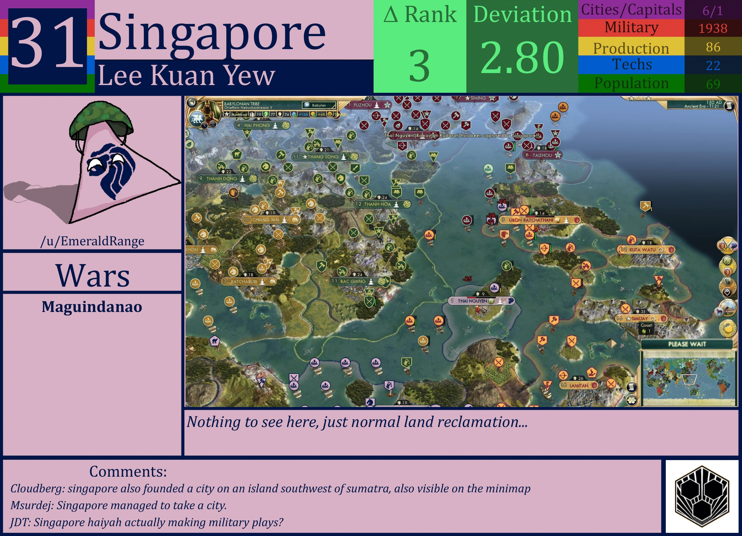 CBR In-Game Screenshot of Singapore