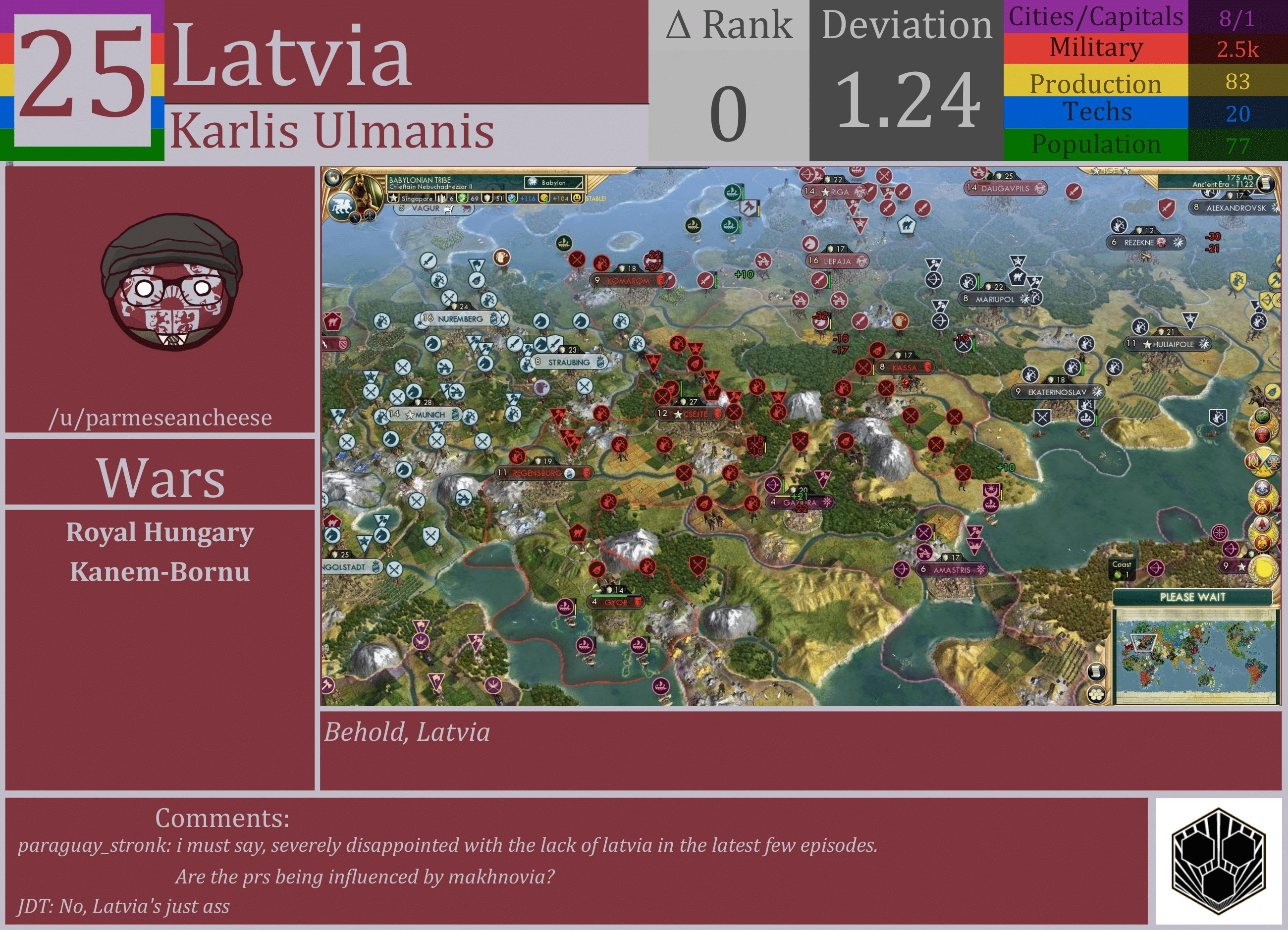 CBR In-Game Screenshot of Latvia