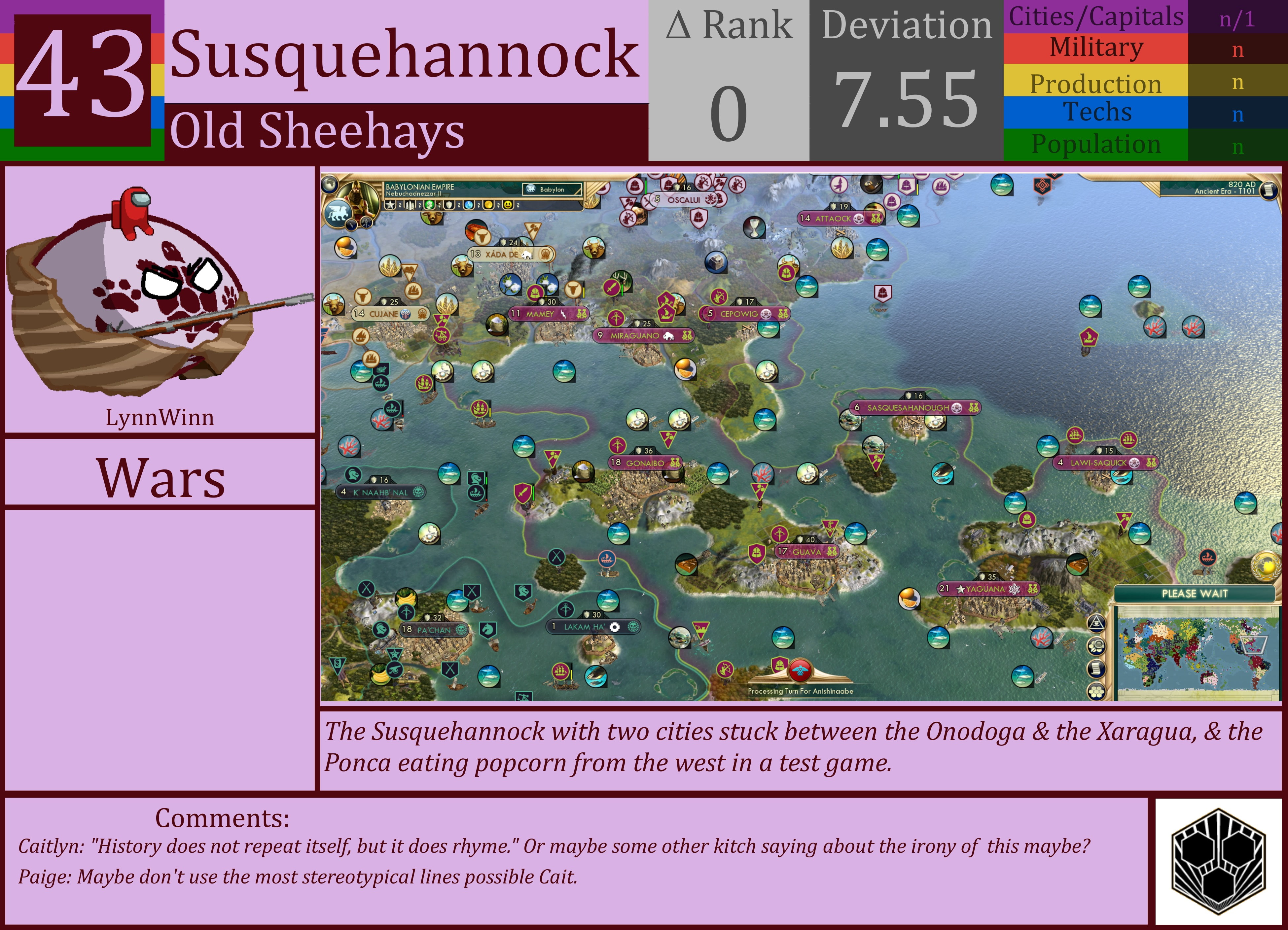 CBR In-Game Screenshot of Susquehannock