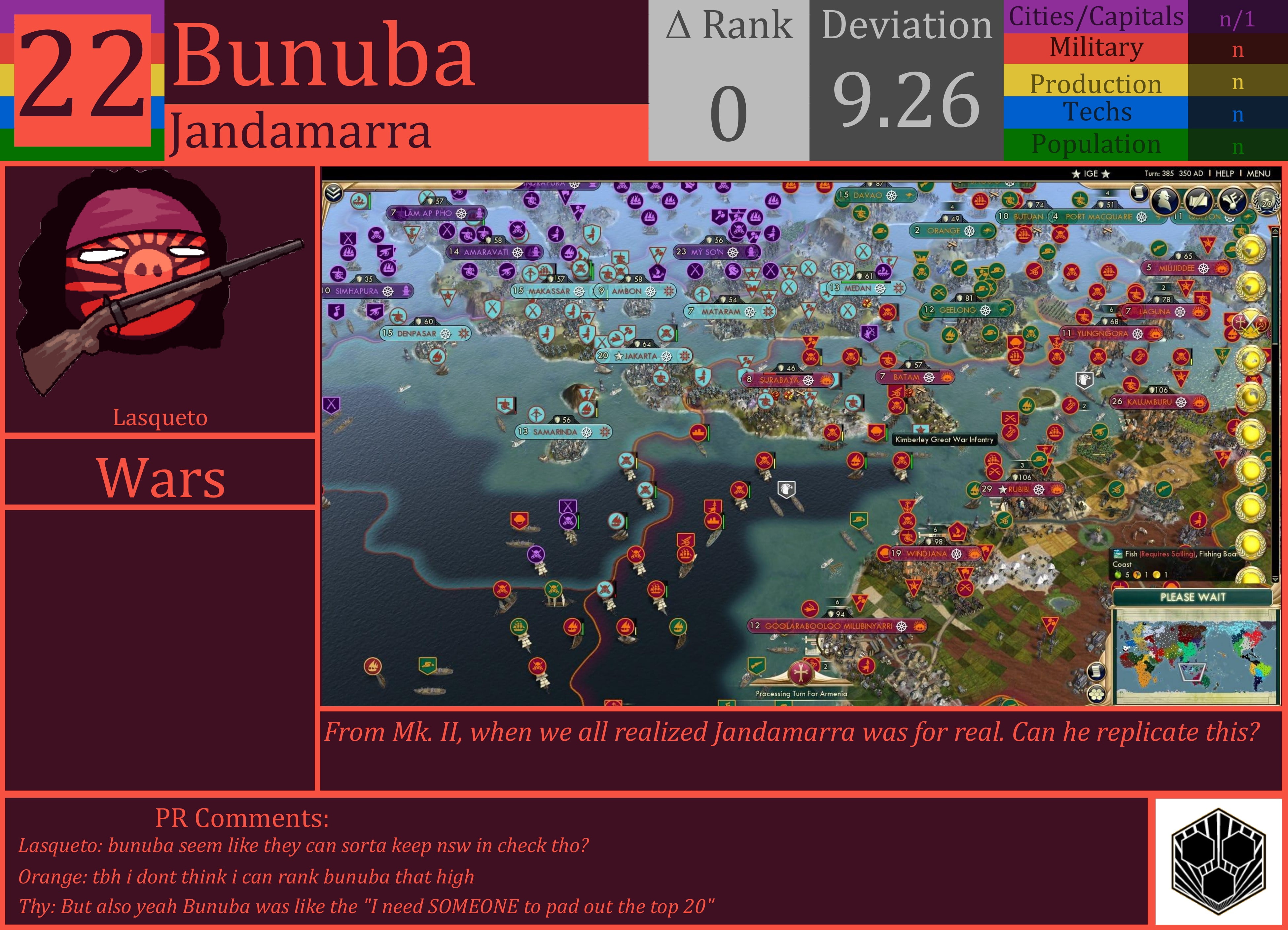 CBR In-Game Screenshot of Bunuba