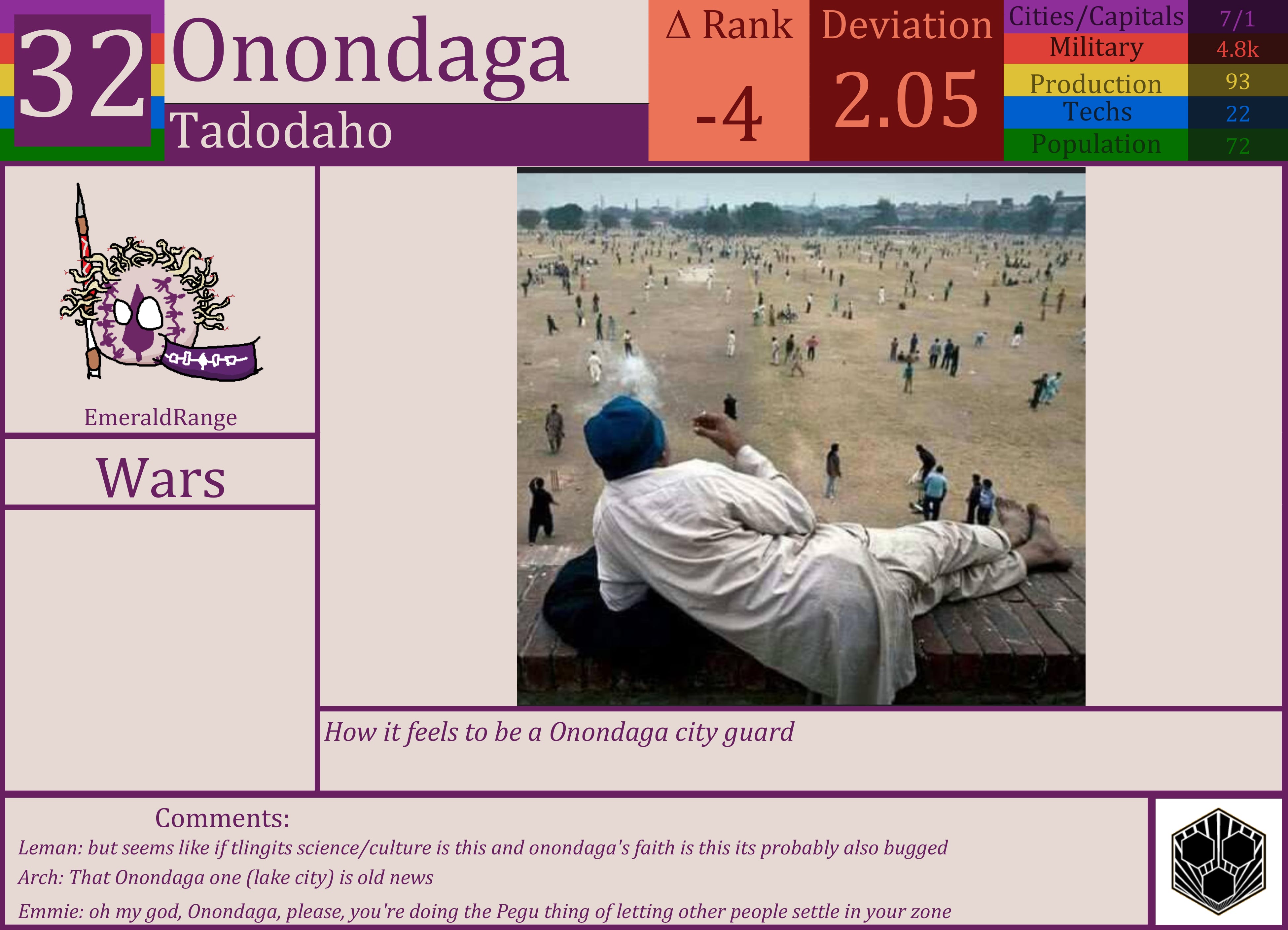 CBR In-Game Screenshot of Onondaga