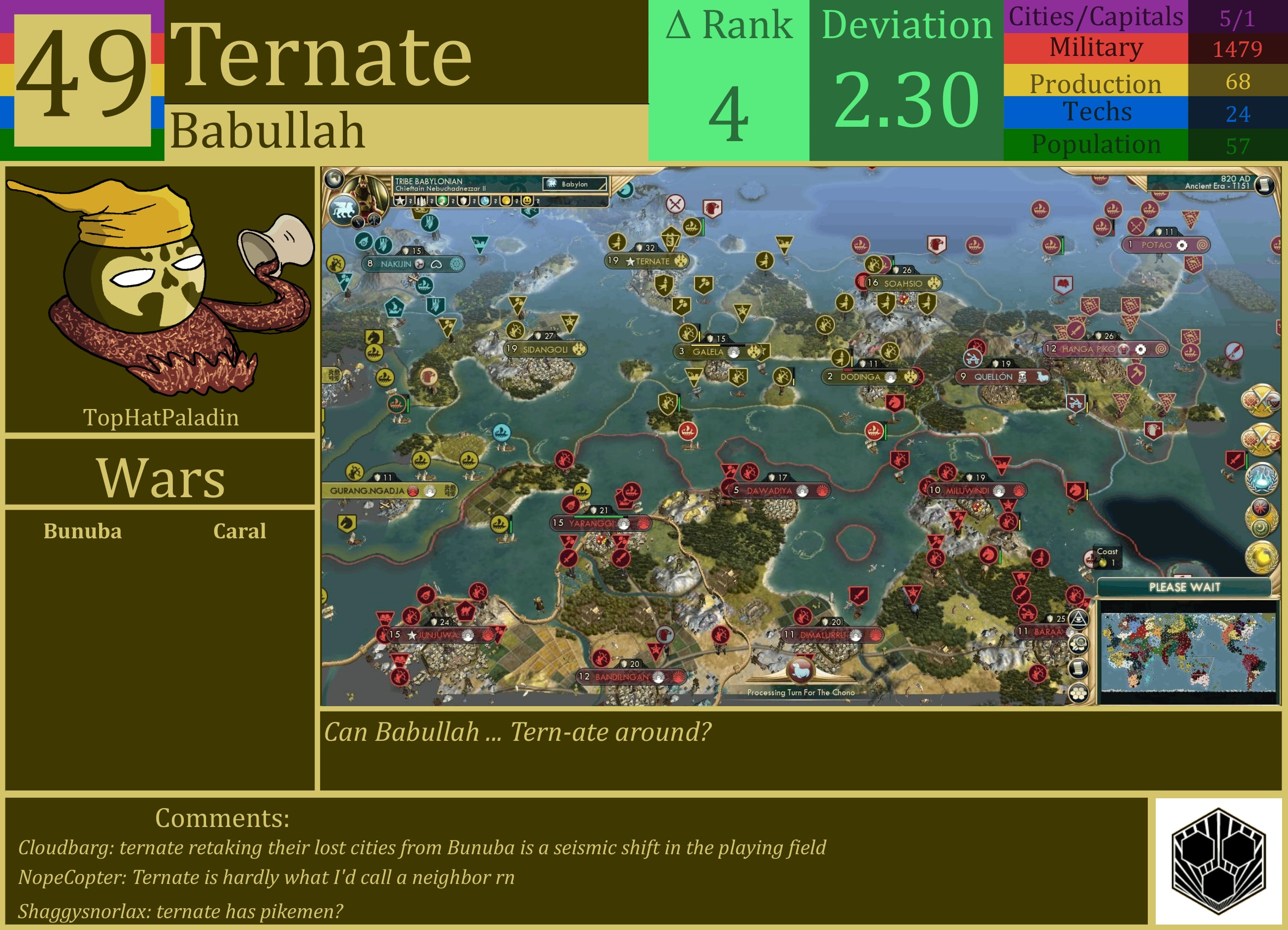 CBR In-Game Screenshot of Ternate