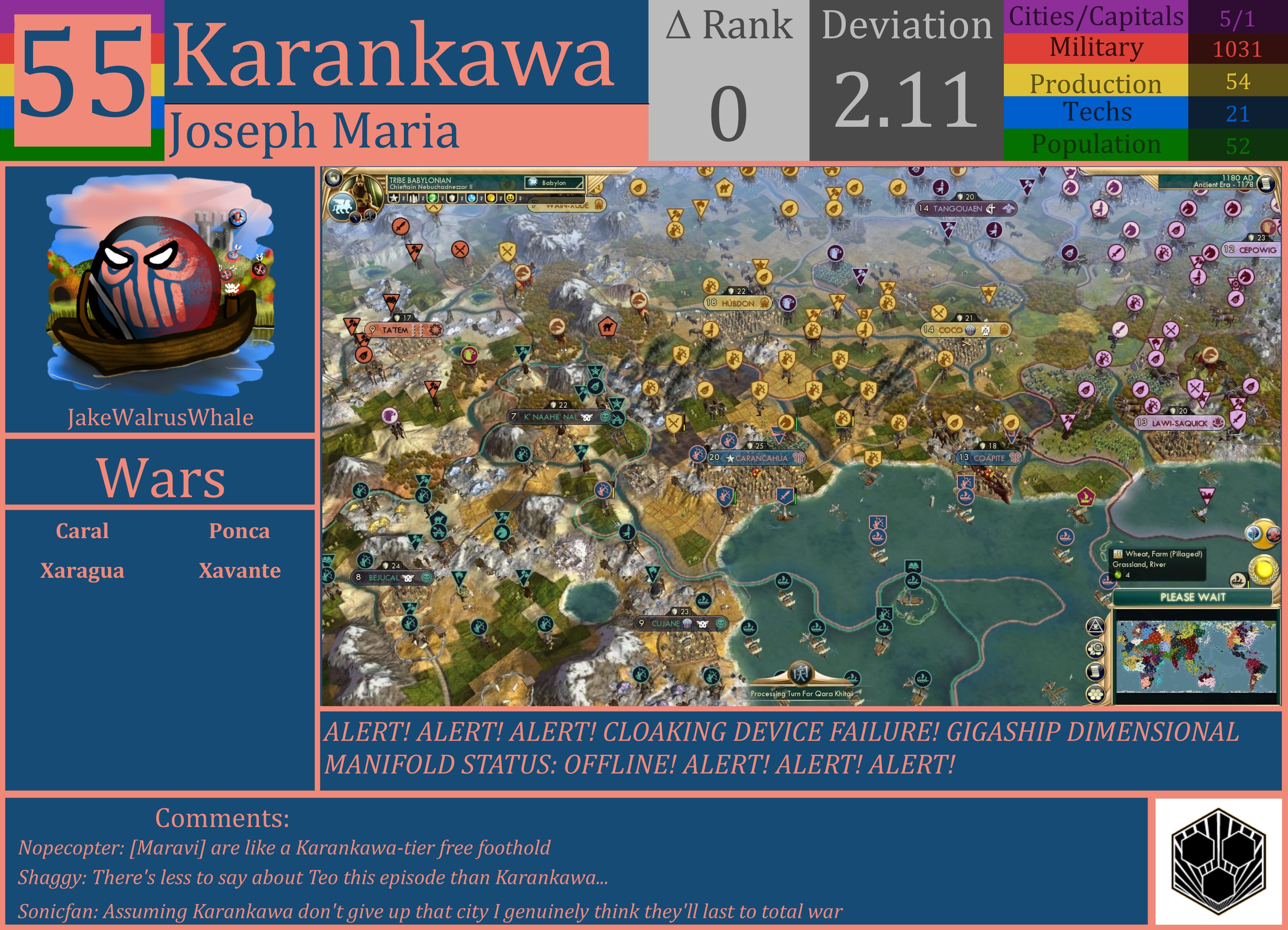 CBR In-Game Screenshot of Karankawa