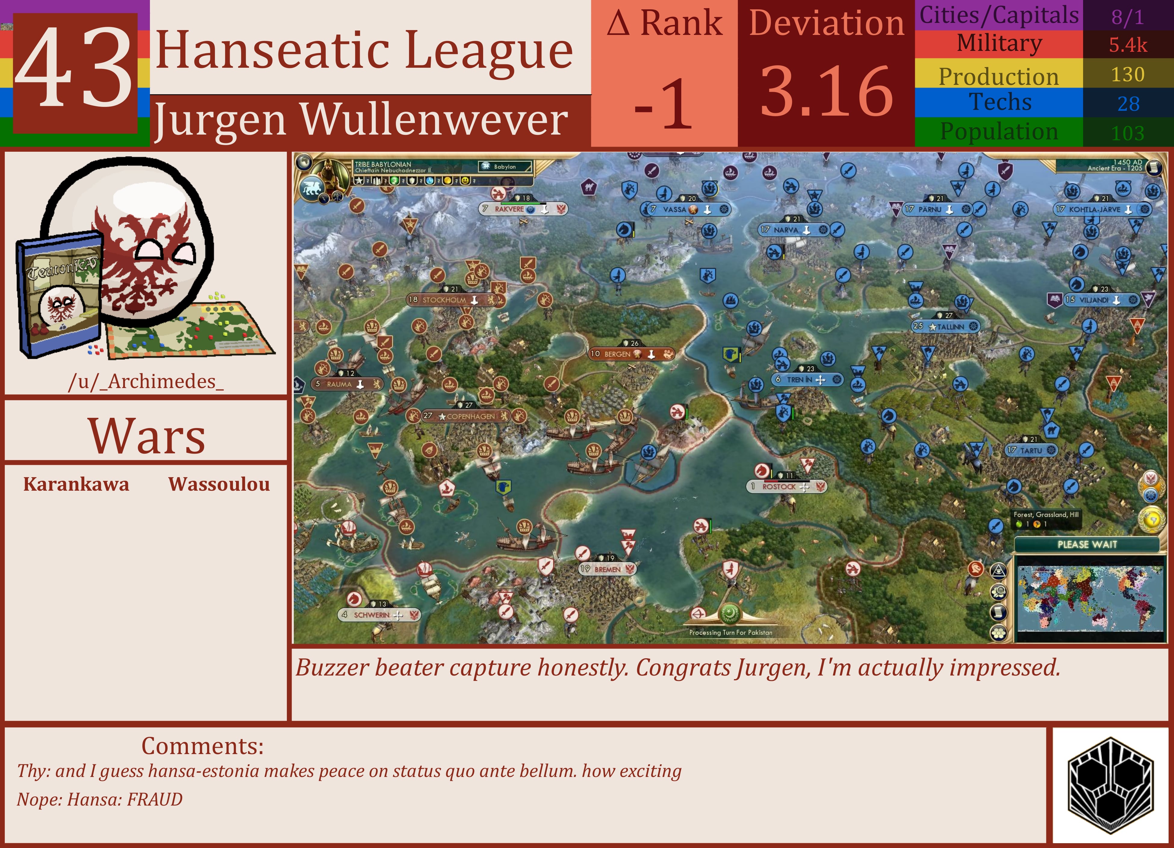 CBR In-Game Screenshot of Hanseatic League