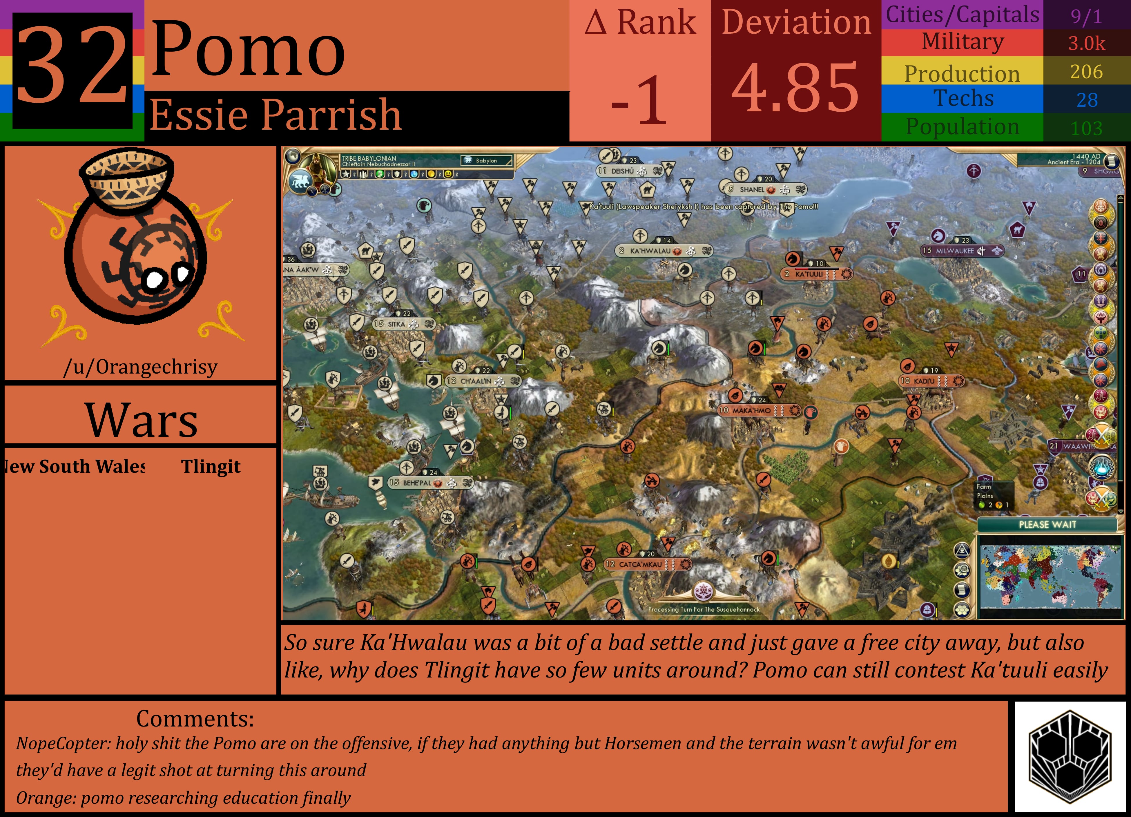 CBR In-Game Screenshot of Pomo