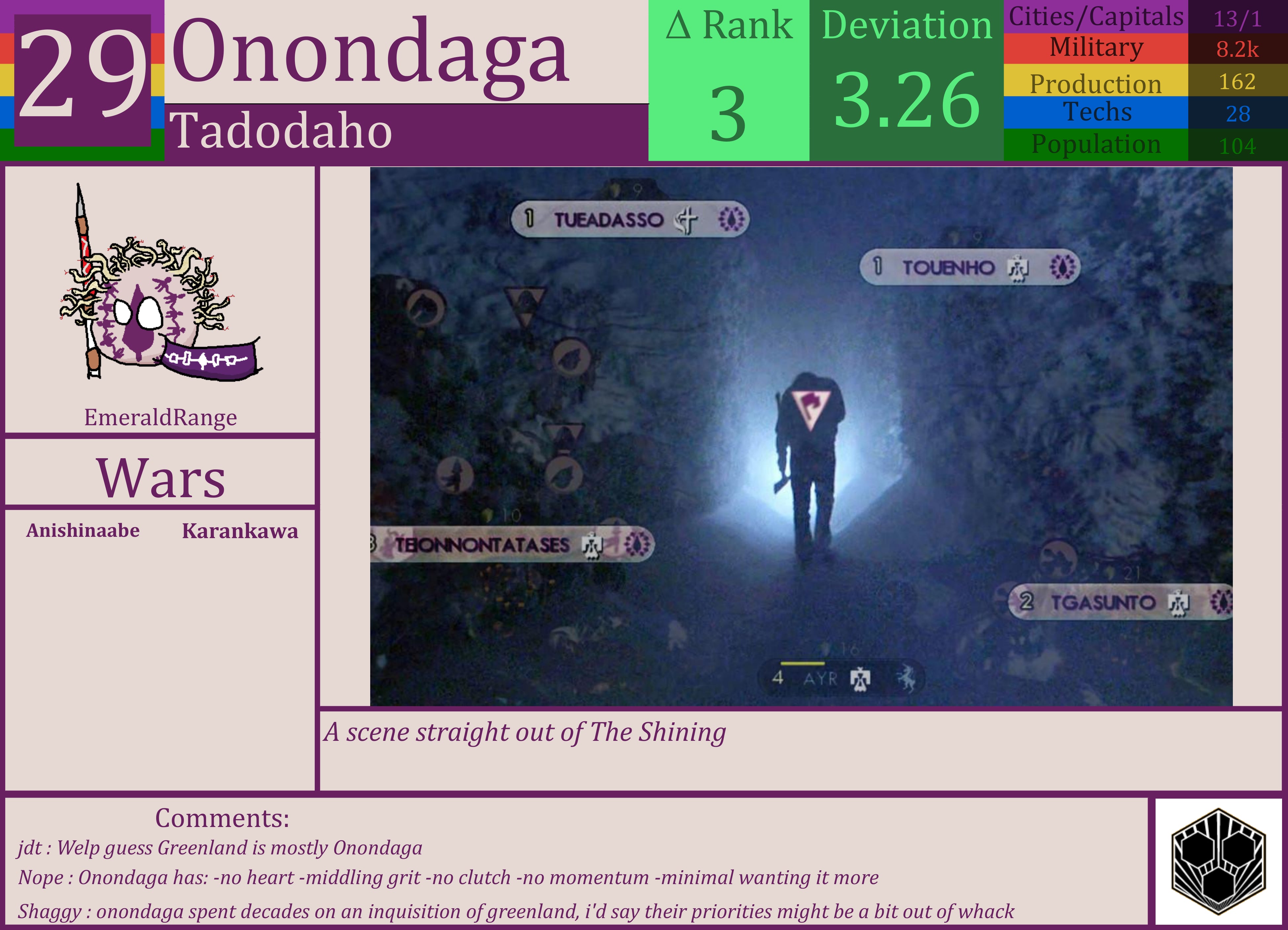 CBR In-Game Screenshot of Onondaga