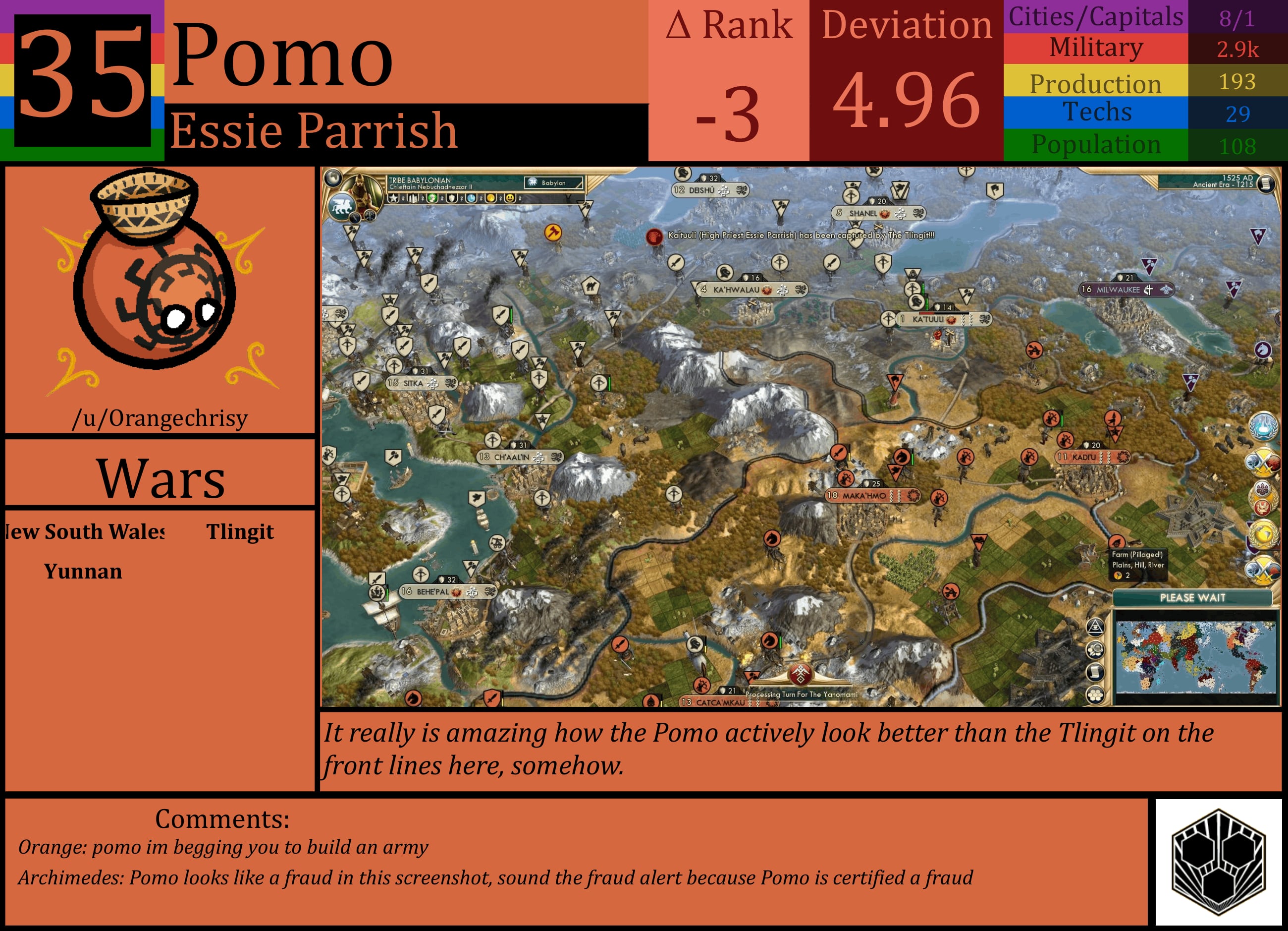 CBR In-Game Screenshot of Pomo