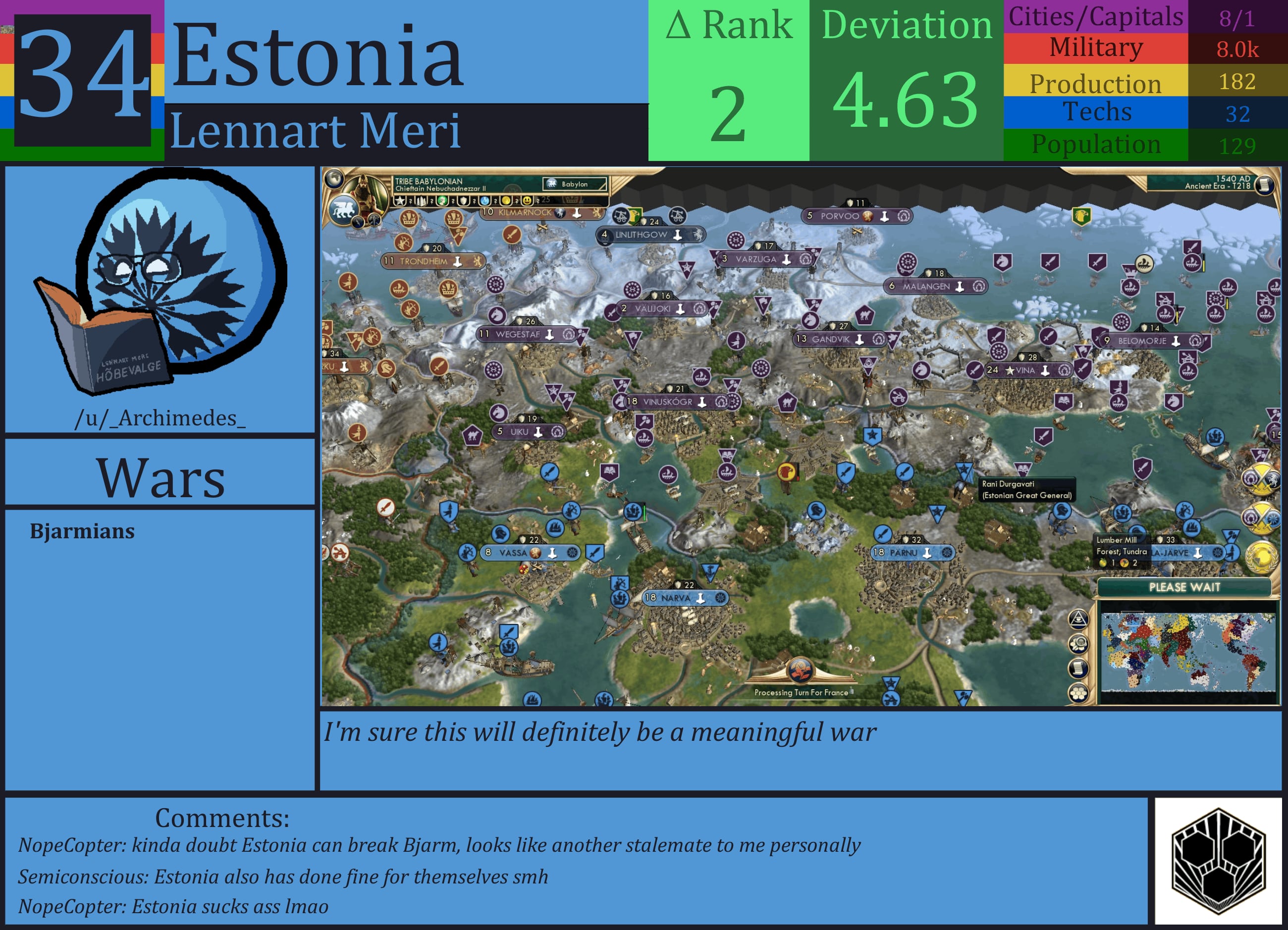 CBR In-Game Screenshot of Estonia