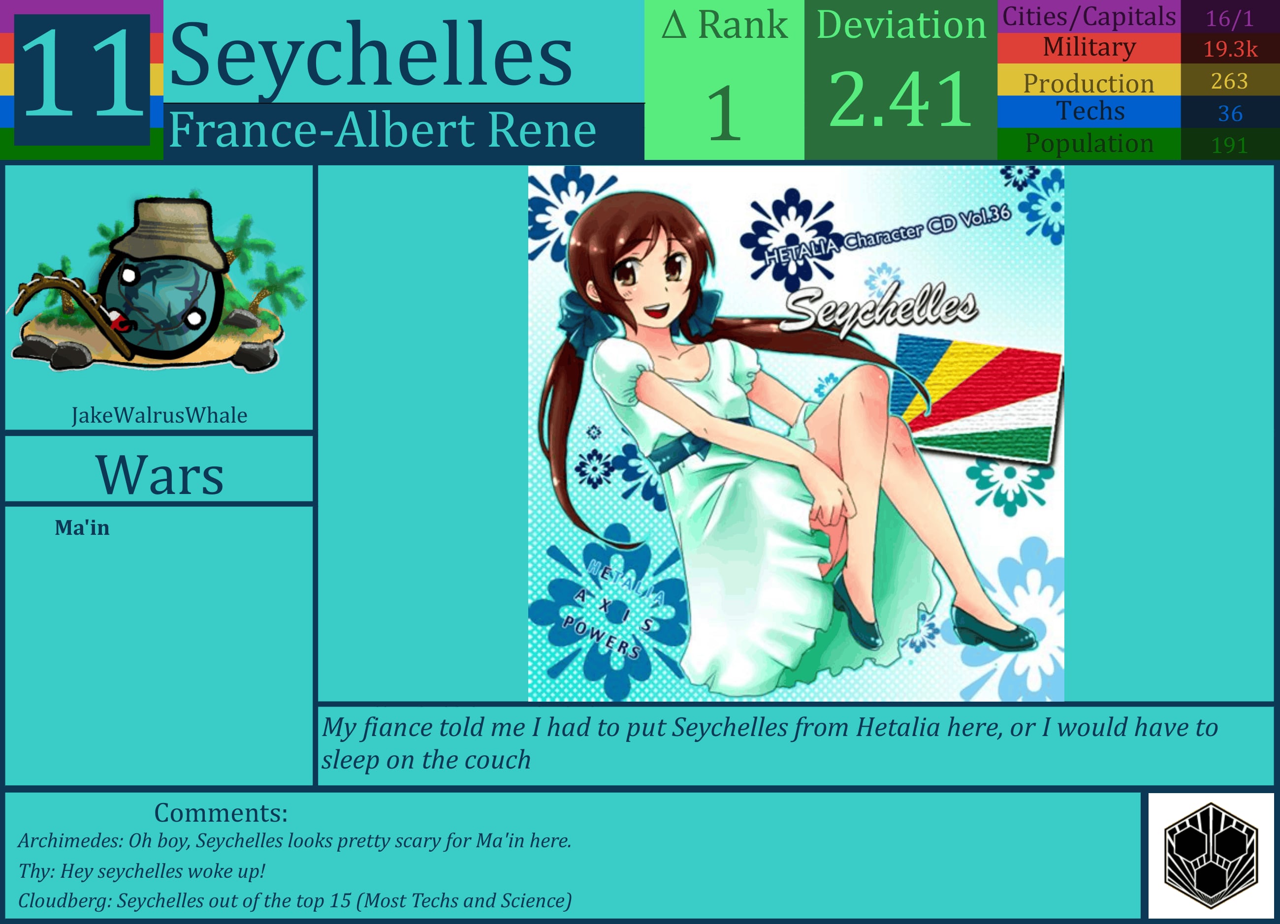 CBR In-Game Screenshot of Seychelles
