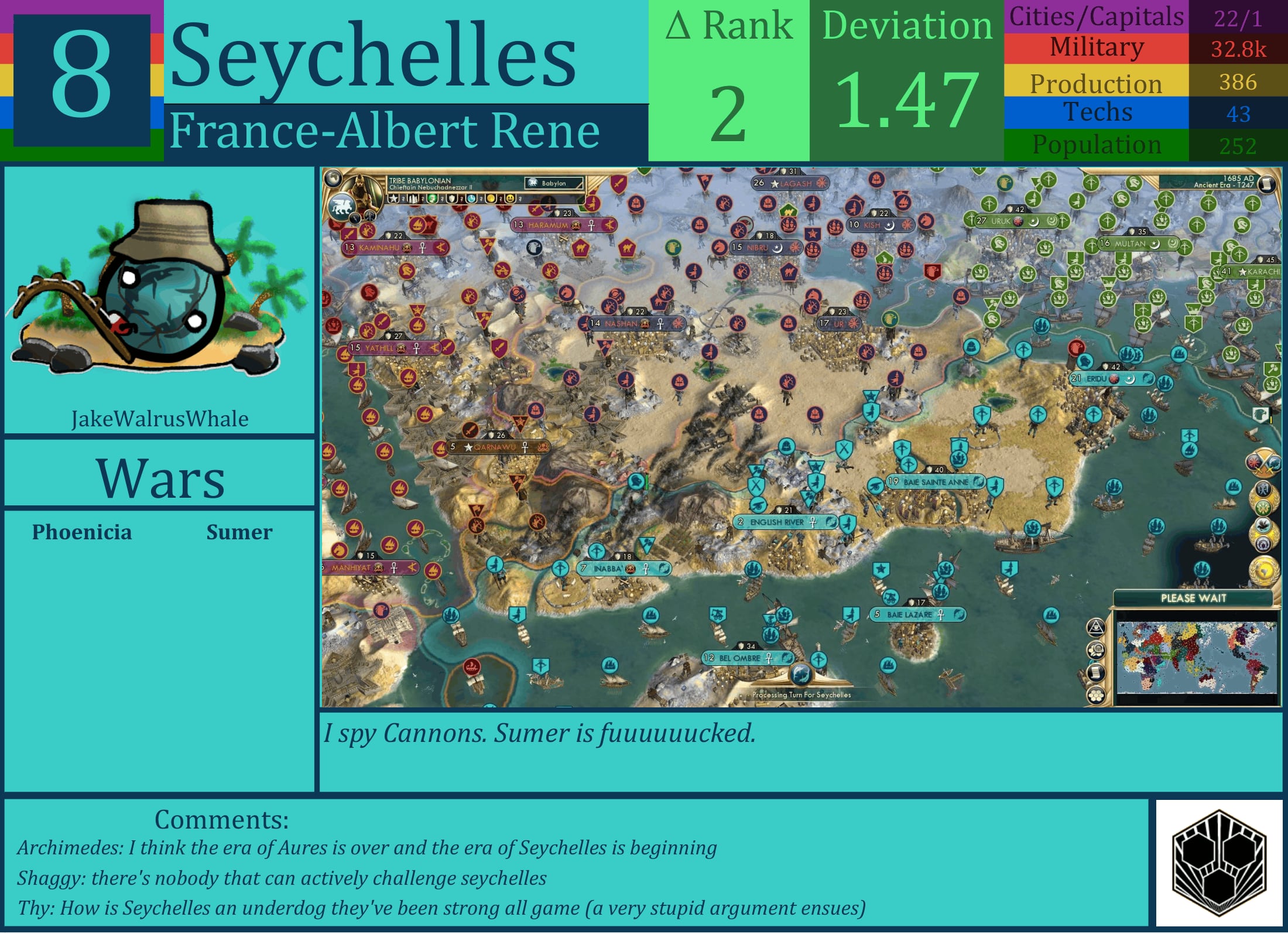 CBR In-Game Screenshot of Seychelles
