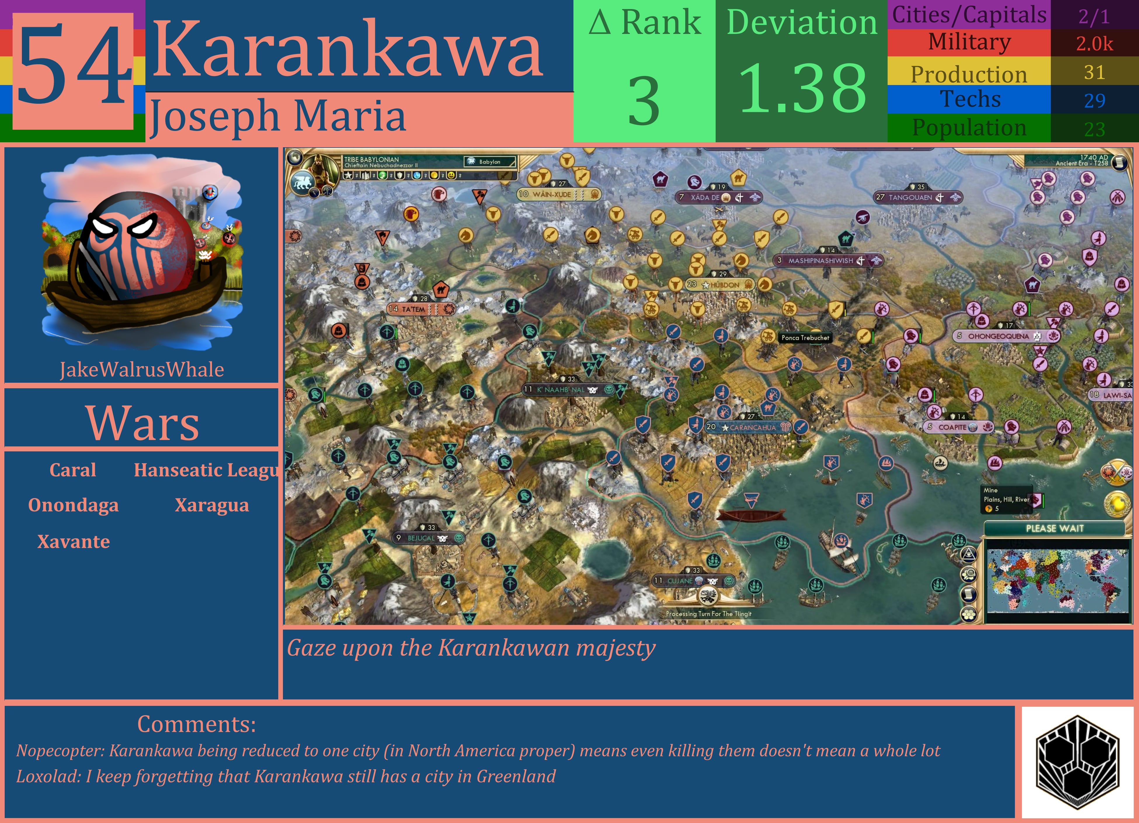 CBR In-Game Screenshot of Karankawa