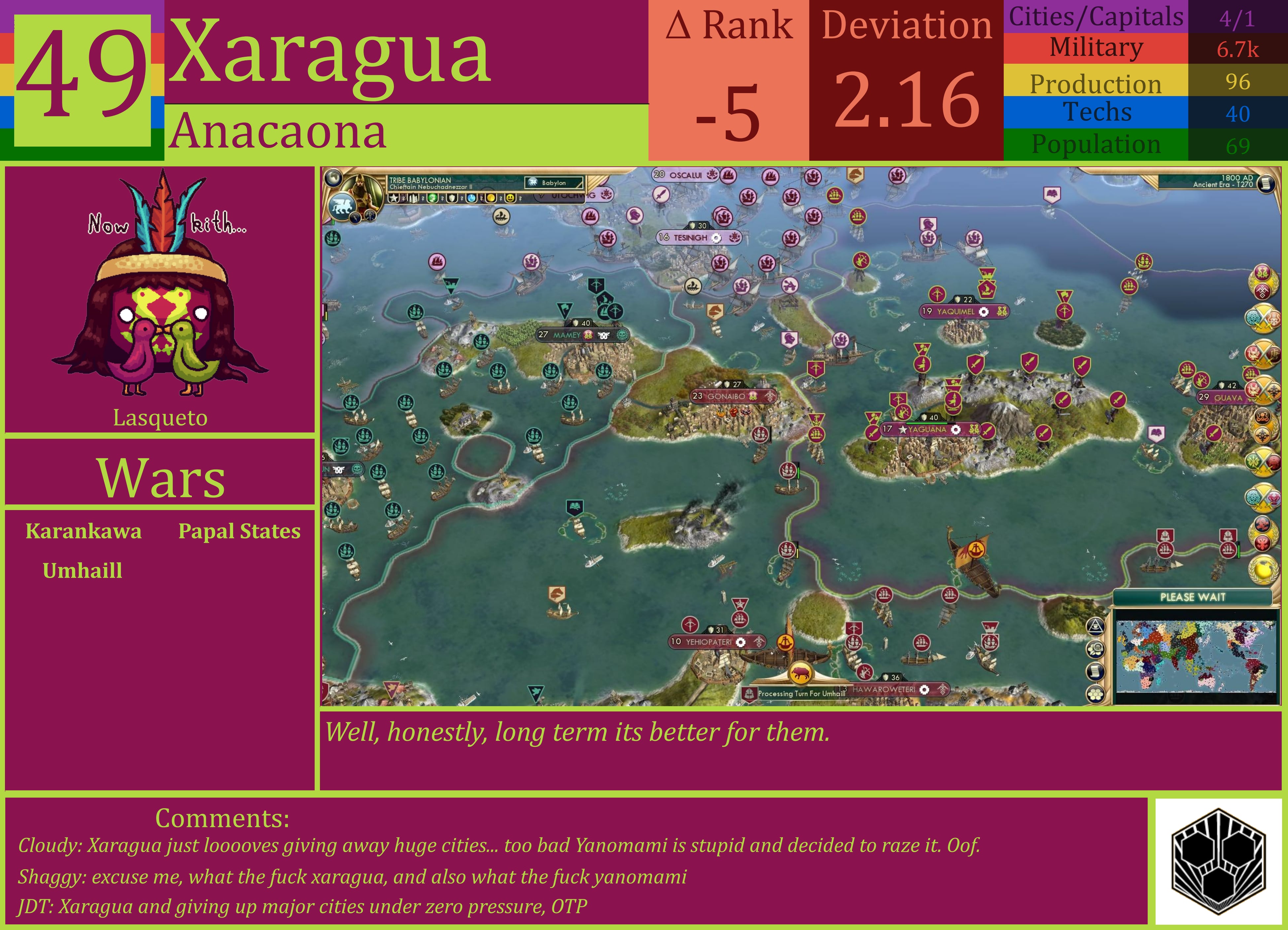 CBR In-Game Screenshot of Xaragua