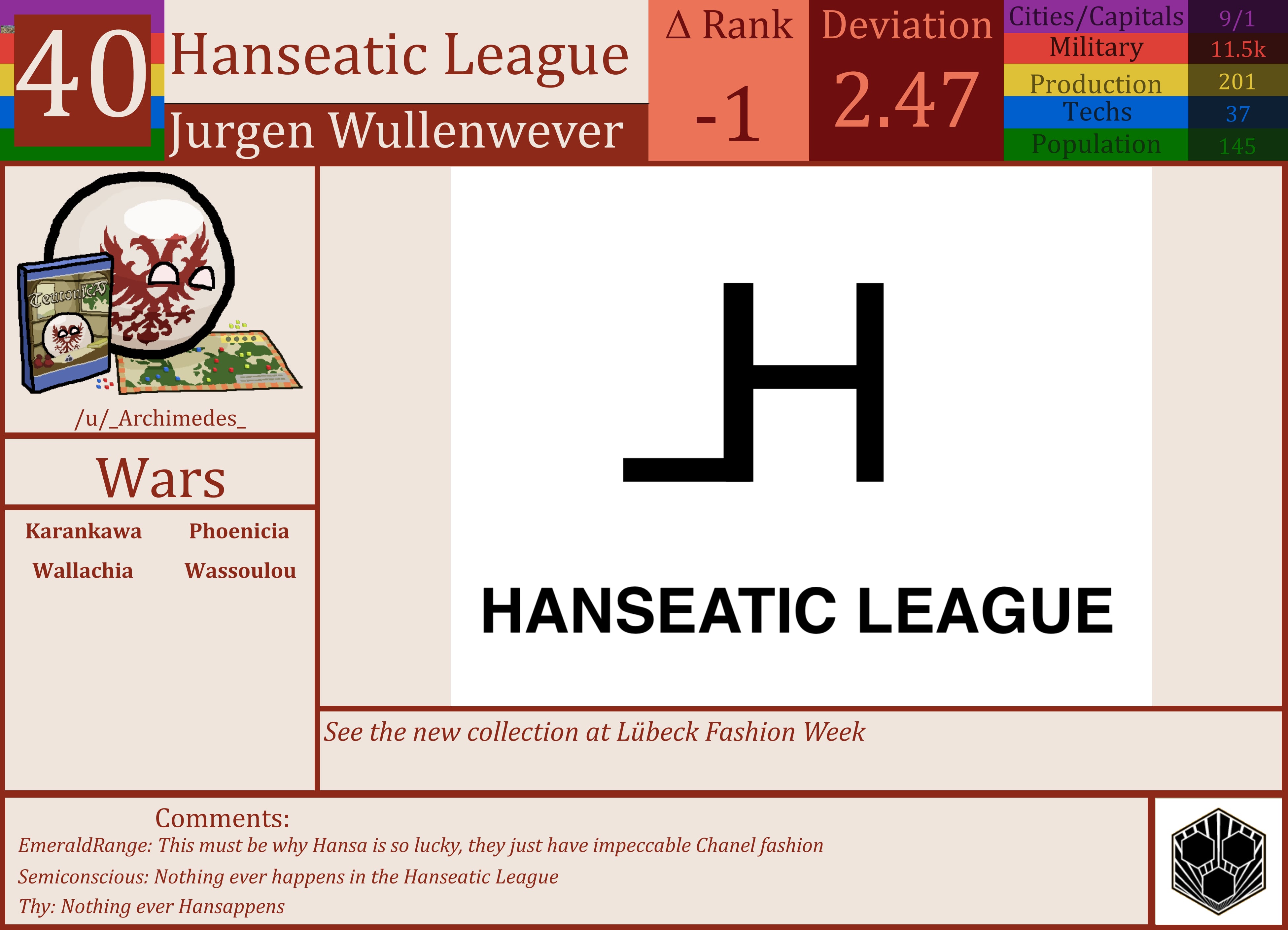 CBR In-Game Screenshot of Hanseatic League