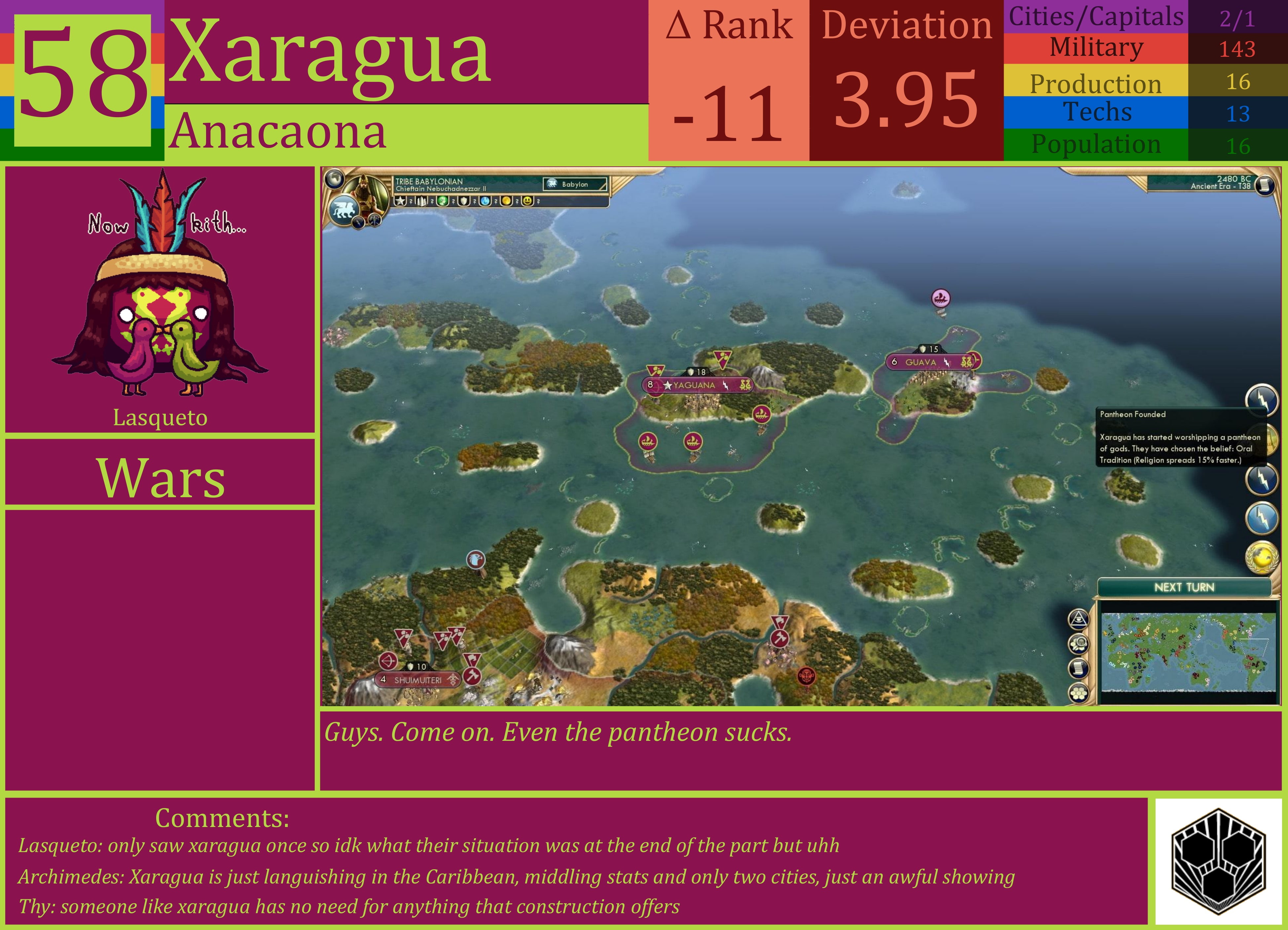 CBR In-Game Screenshot of Xaragua