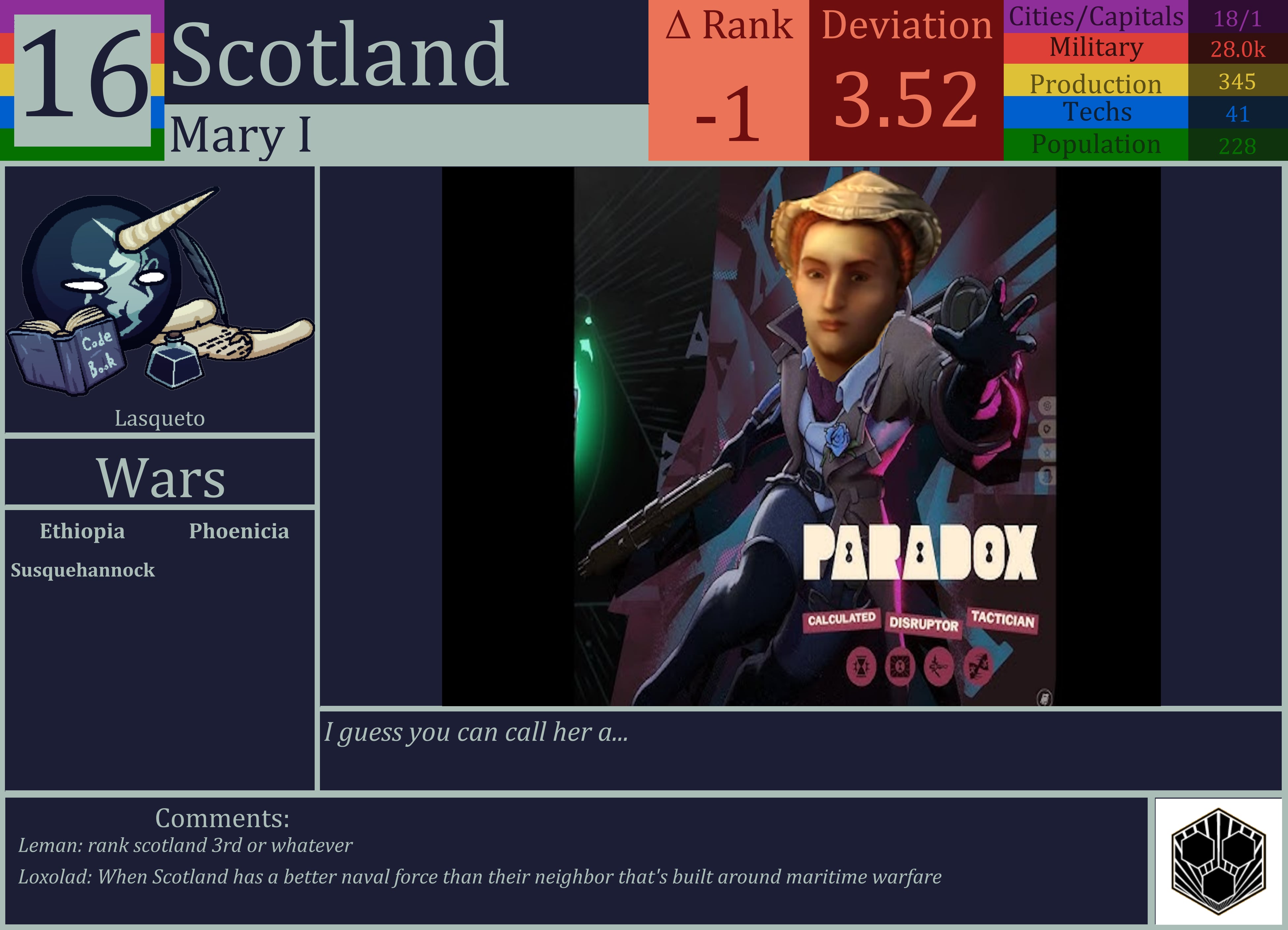 CBR In-Game Screenshot of Scotland