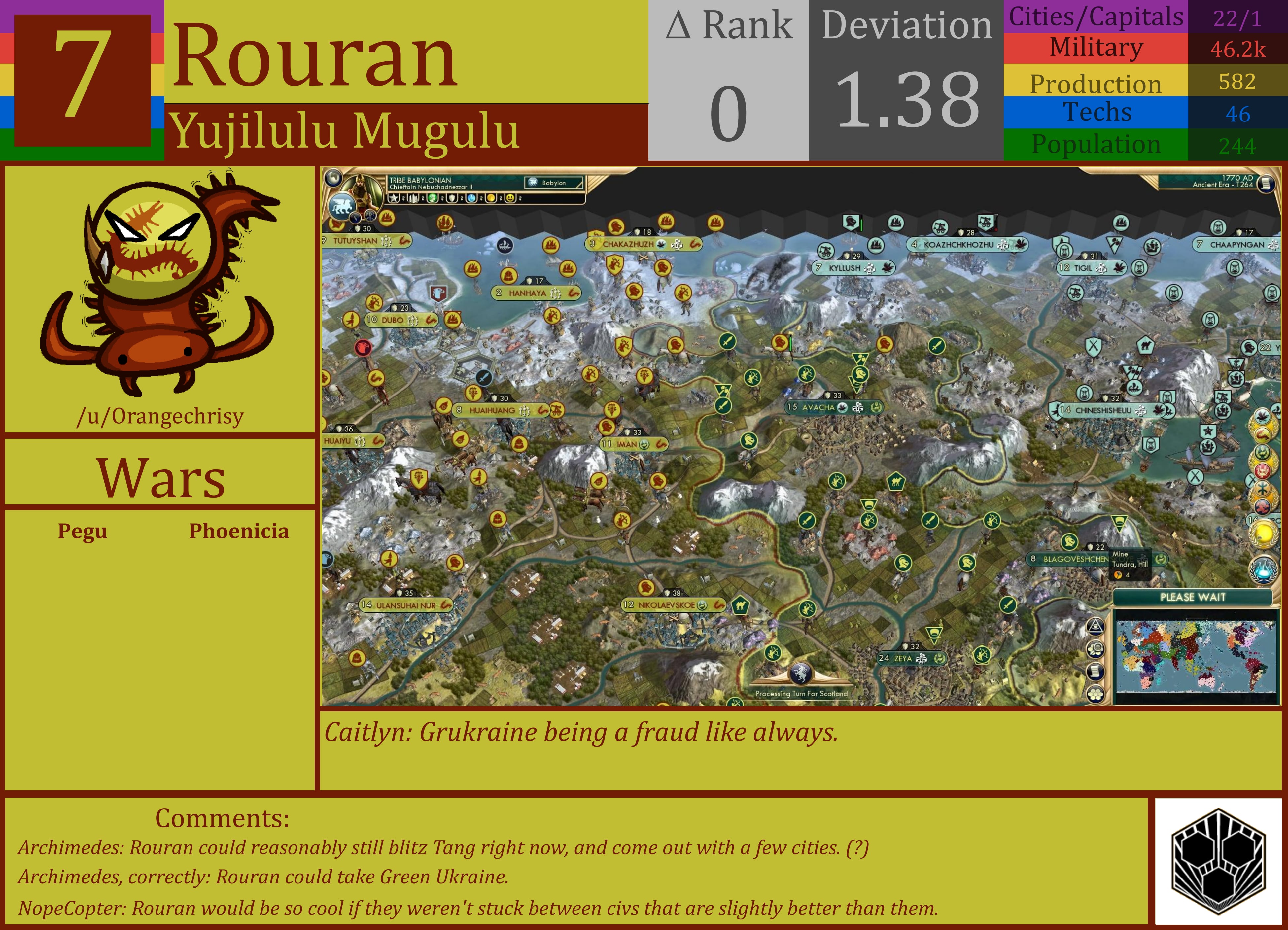CBR In-Game Screenshot of Rouran