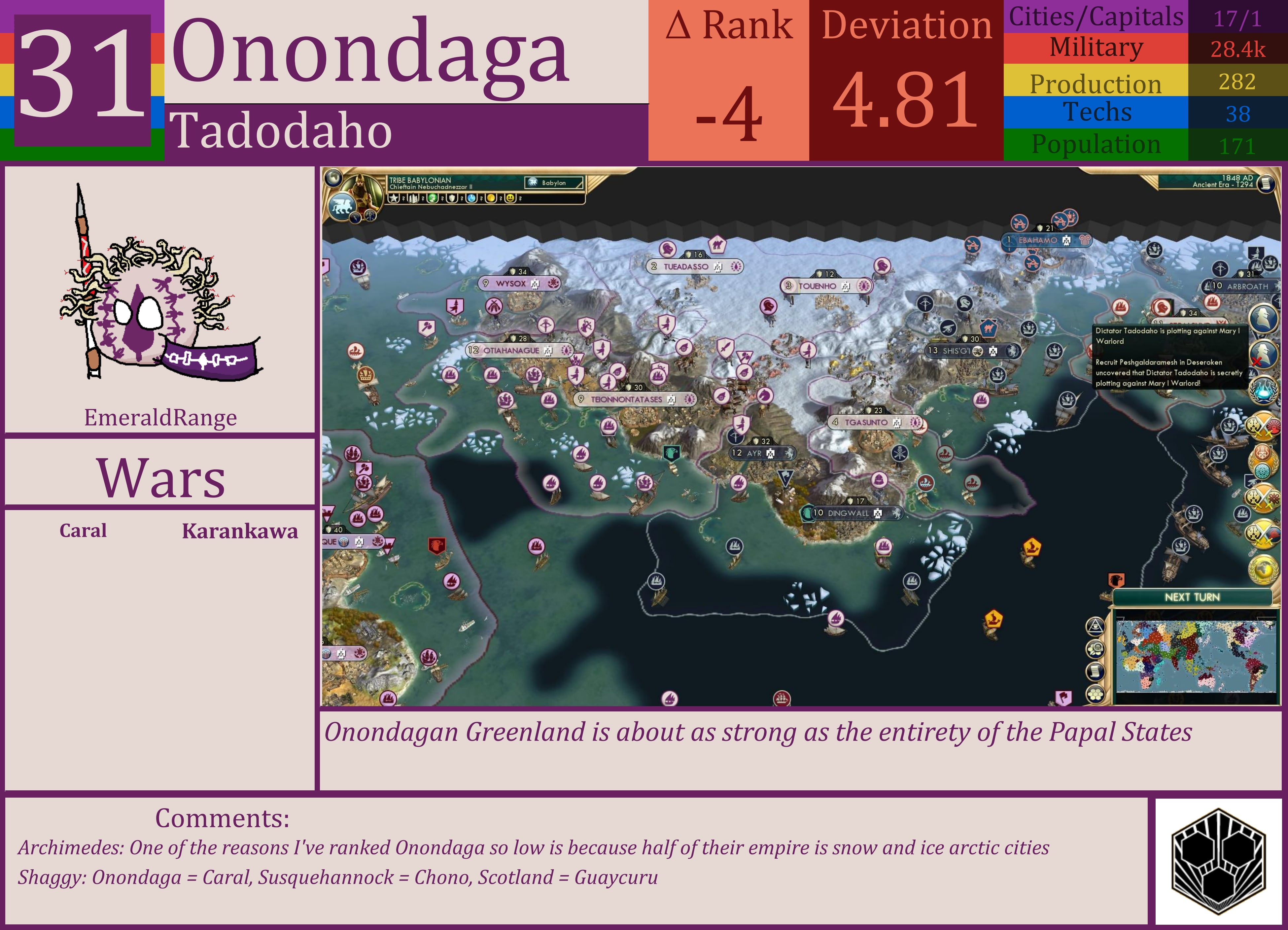 CBR In-Game Screenshot of Onondaga