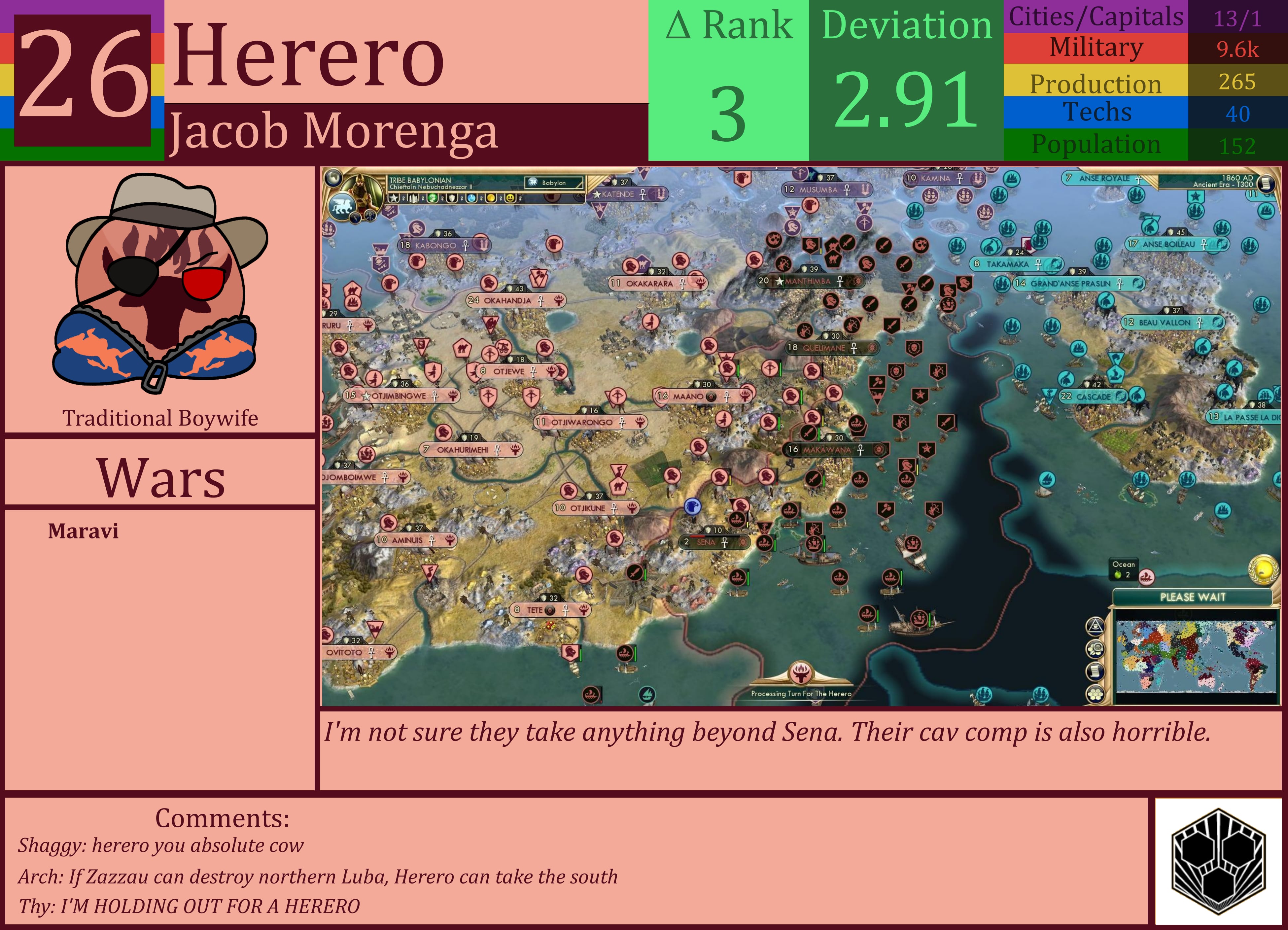 CBR In-Game Screenshot of Herero