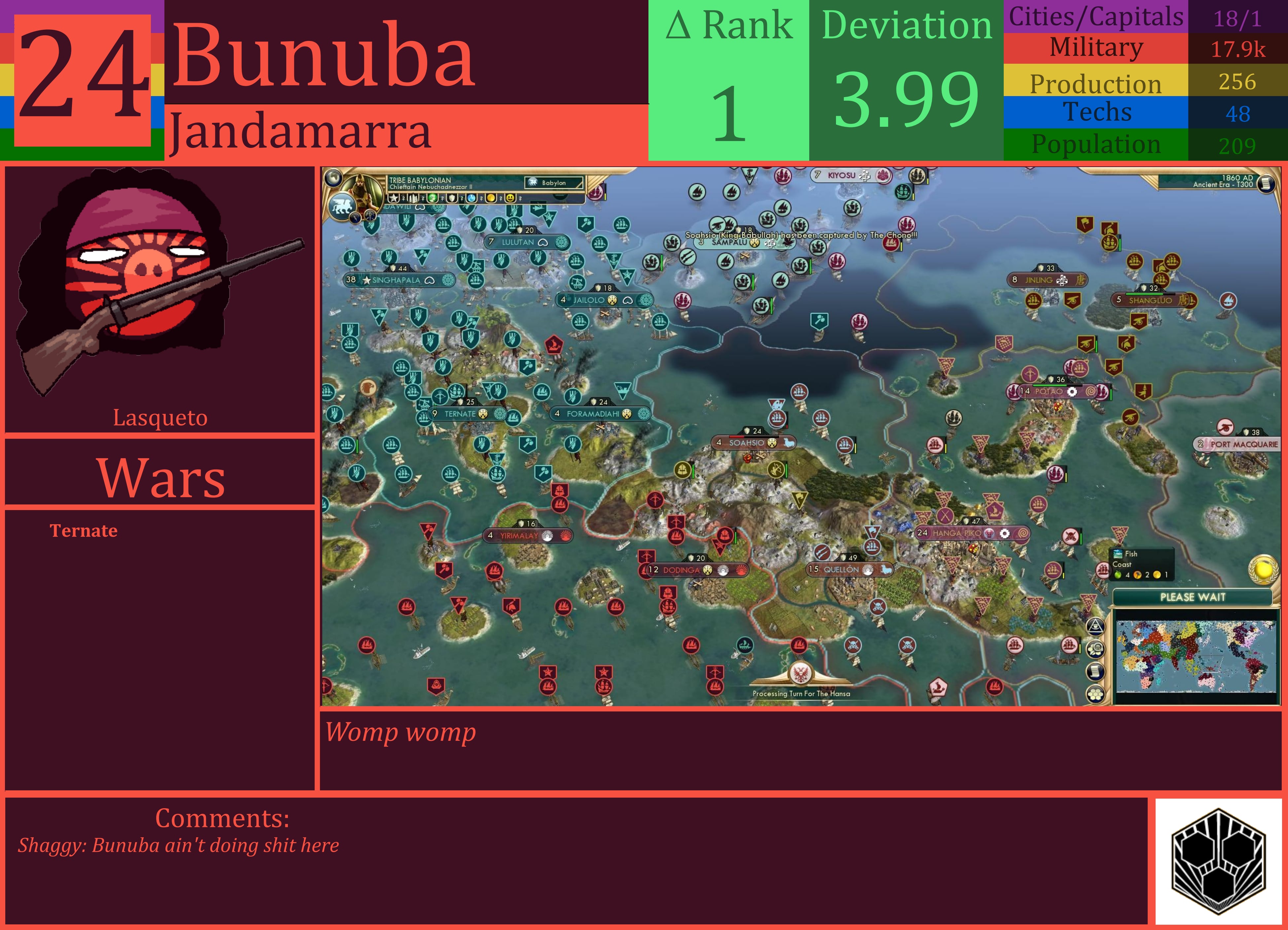 CBR In-Game Screenshot of Bunuba