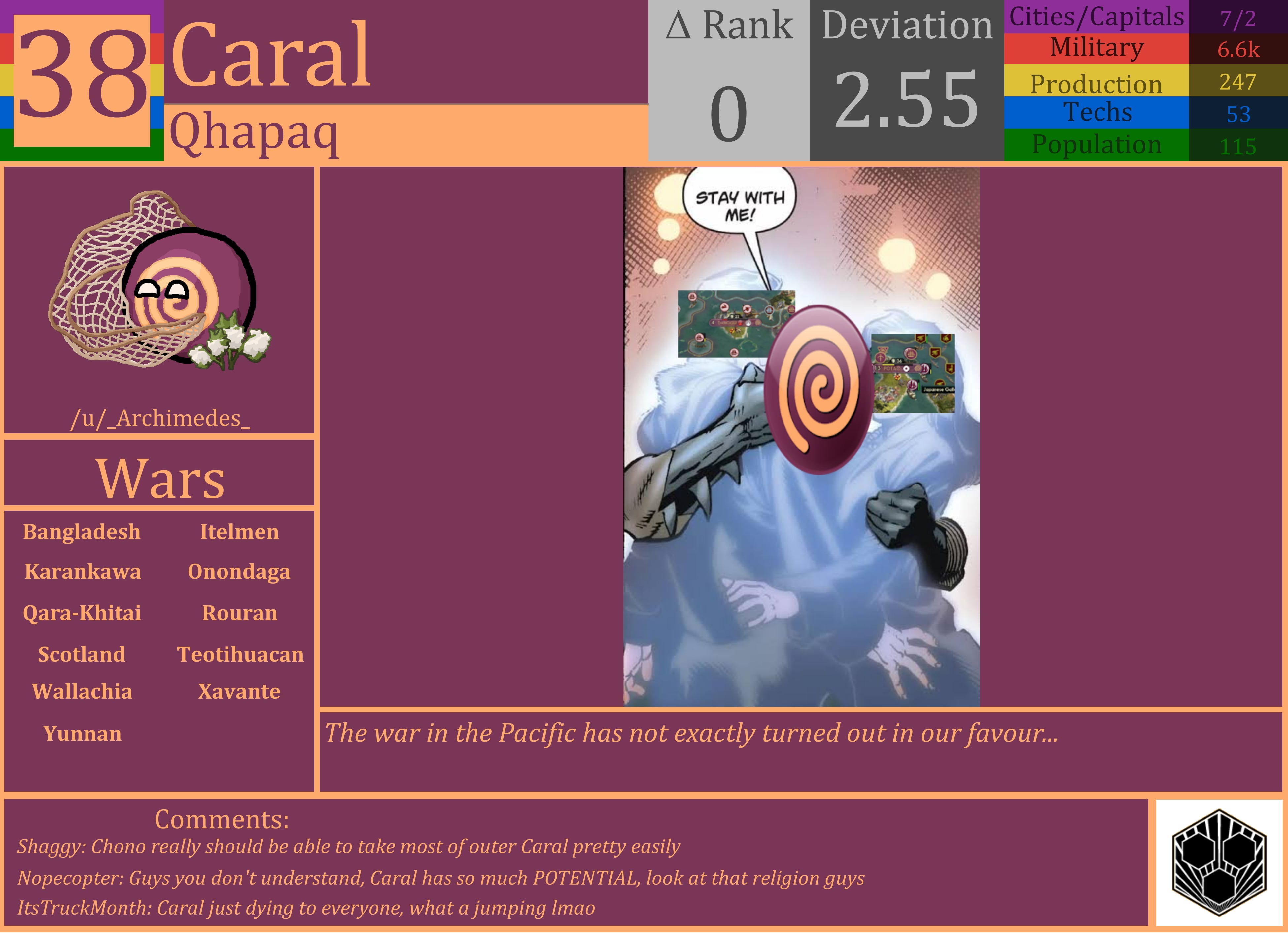 CBR In-Game Screenshot of Caral