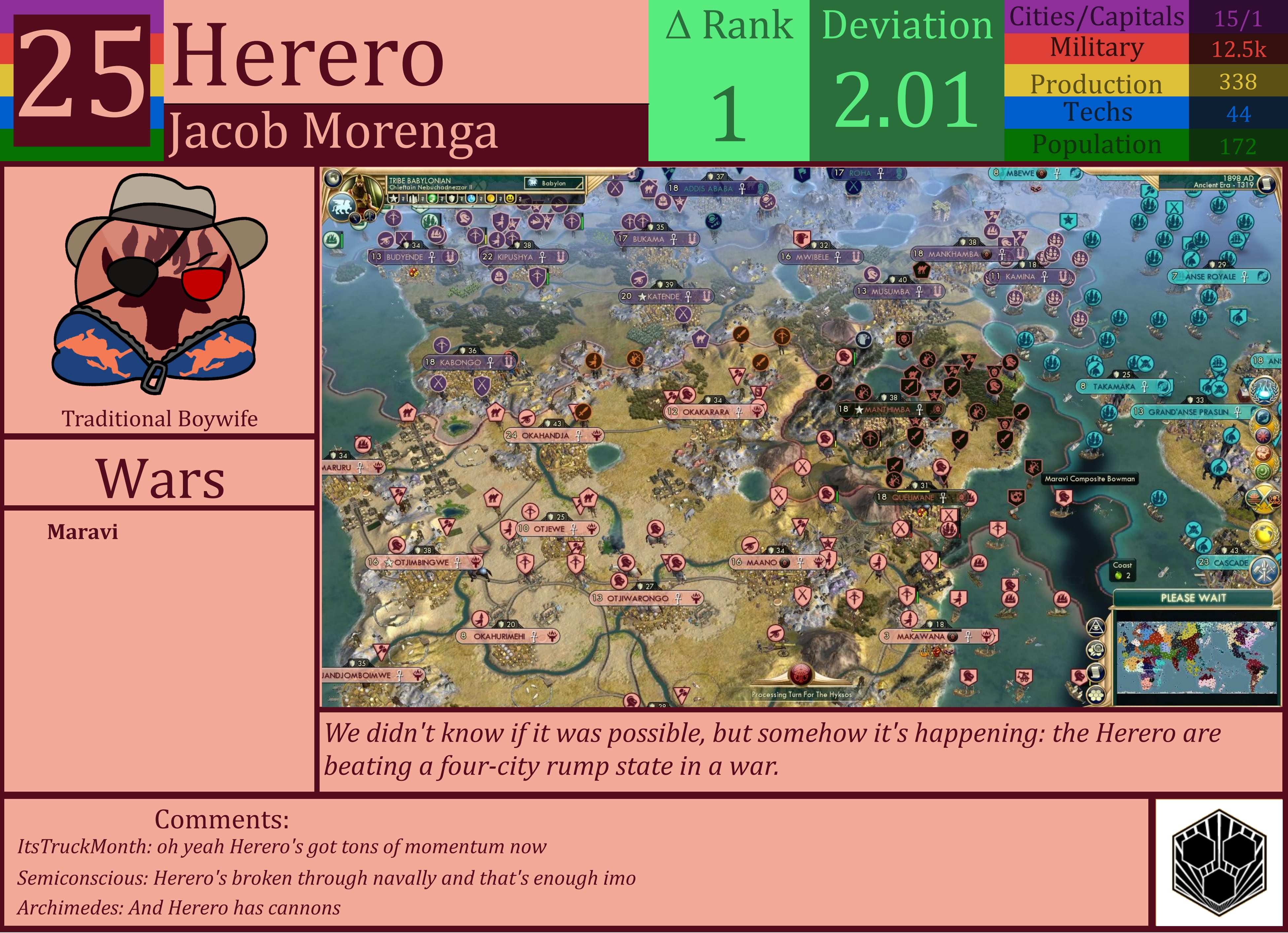 CBR In-Game Screenshot of Herero