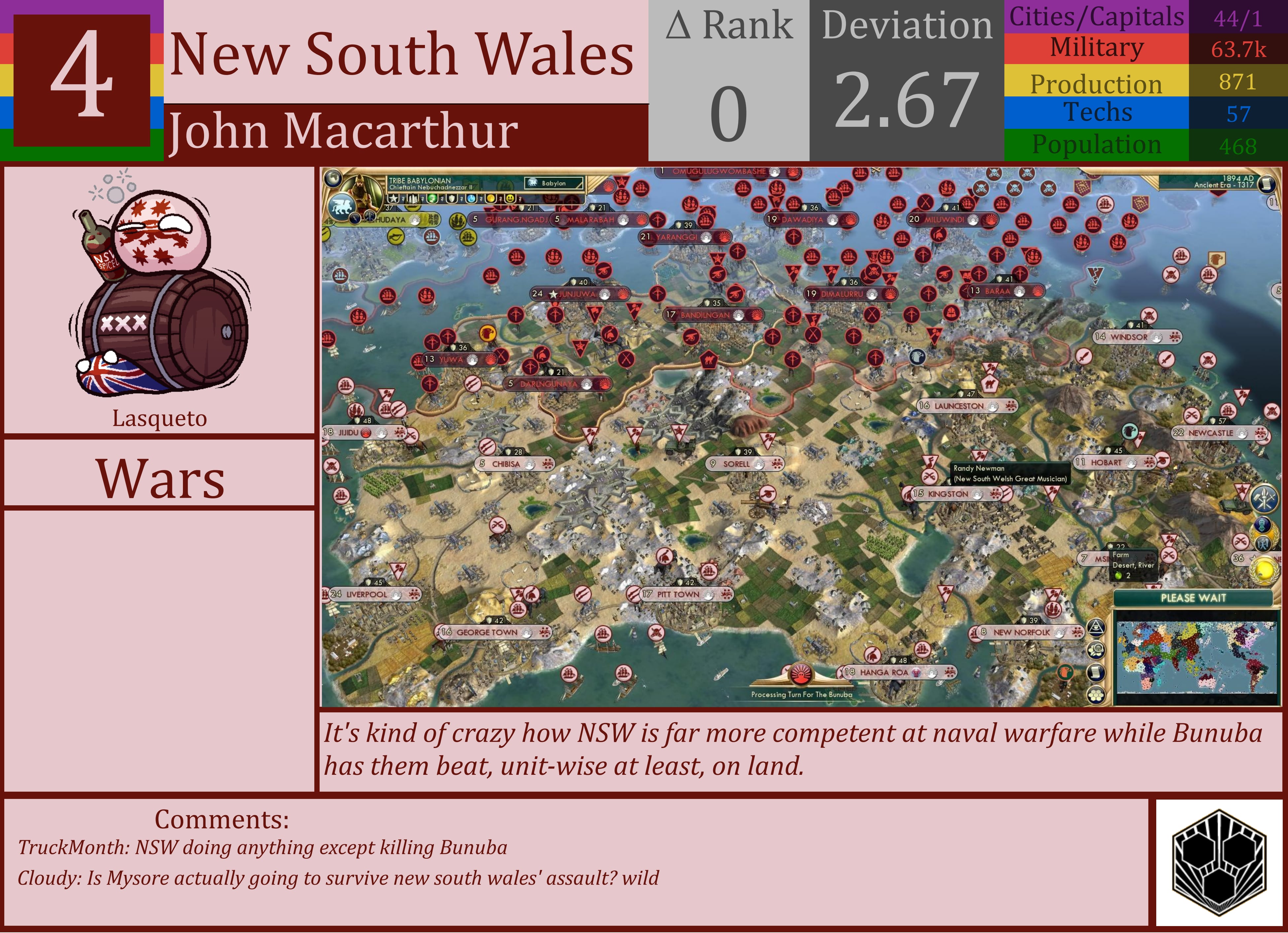 CBR In-Game Screenshot of New South Wales