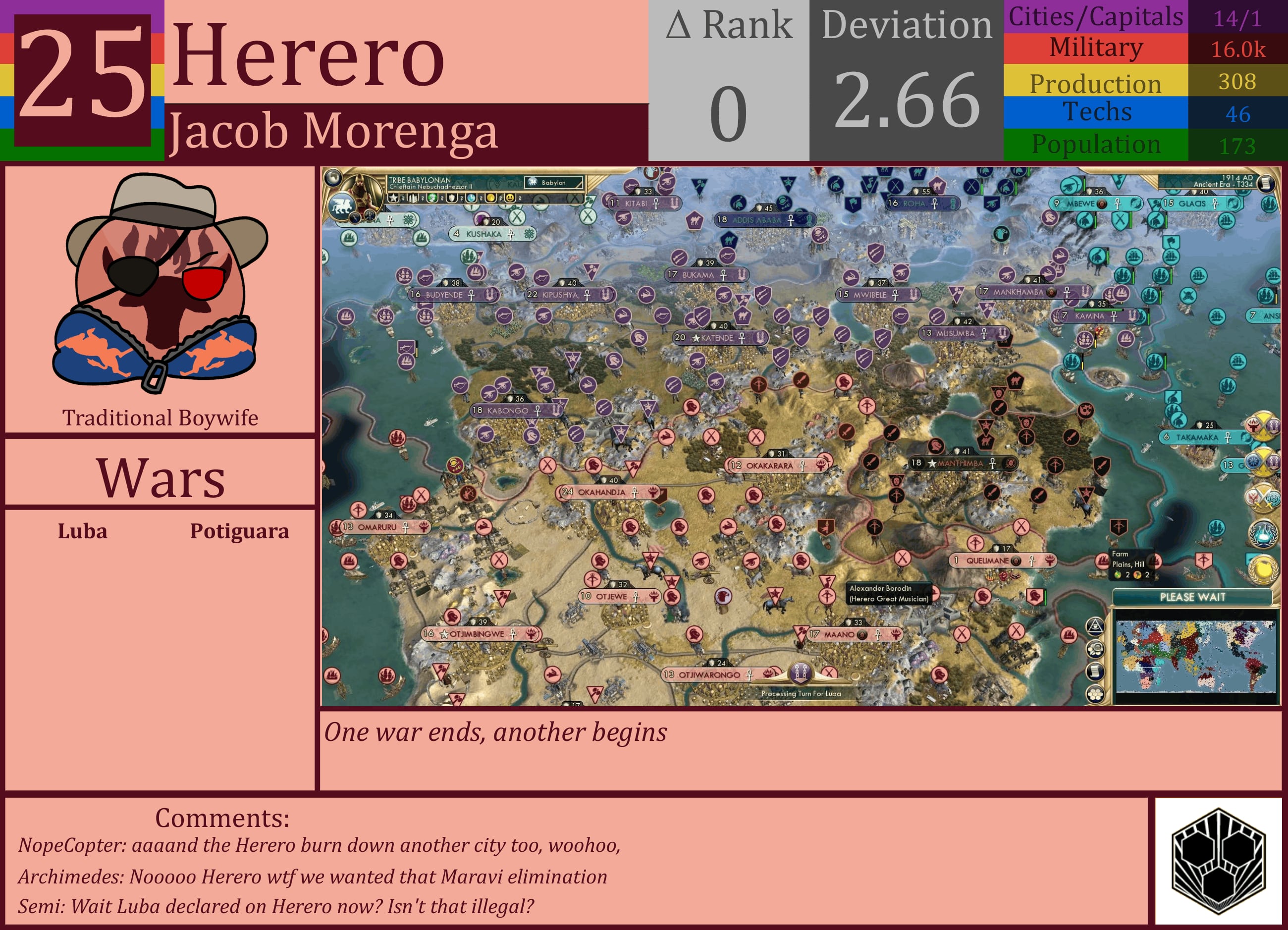 CBR In-Game Screenshot of Herero