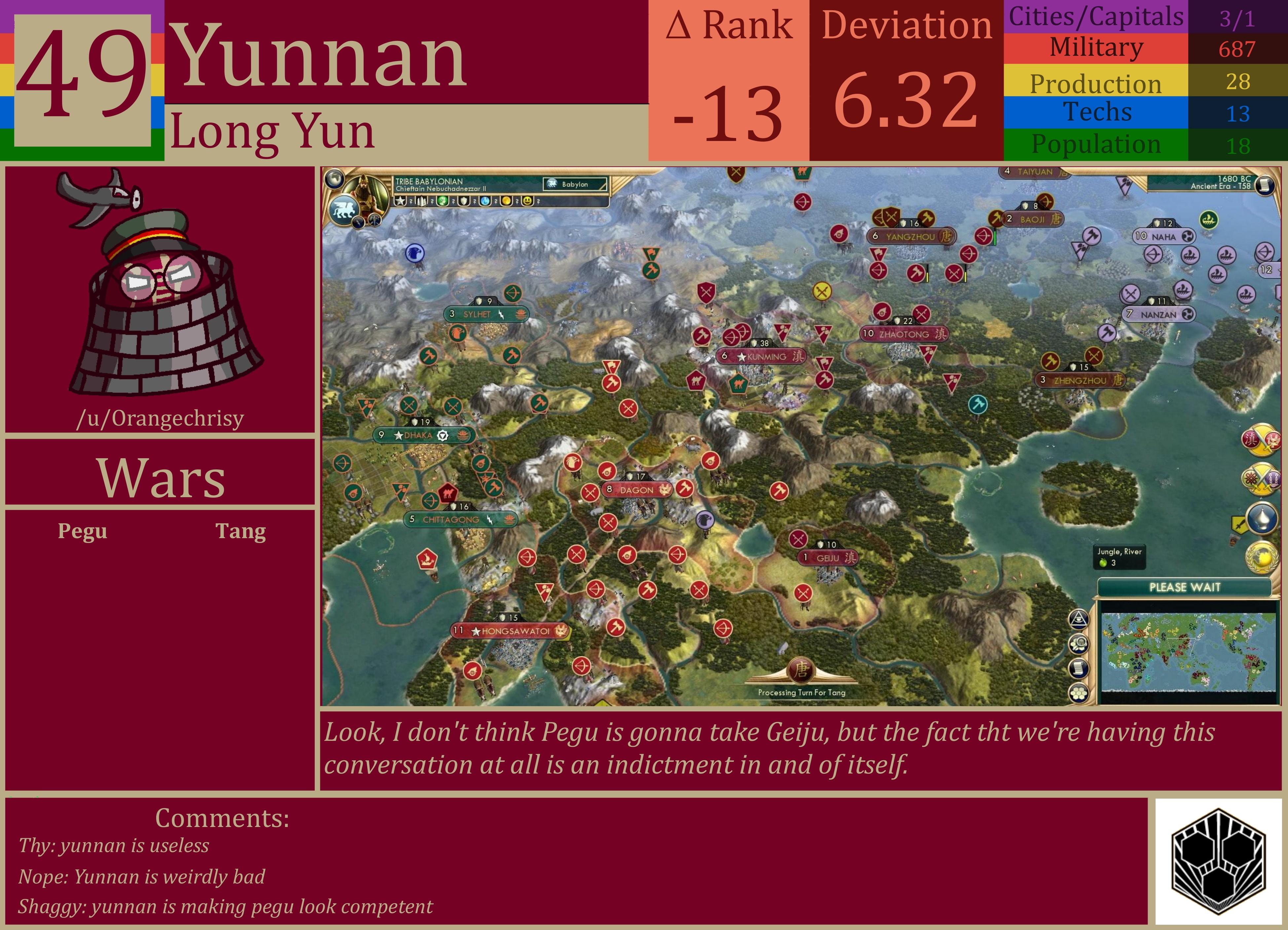 CBR In-Game Screenshot of Yunnan
