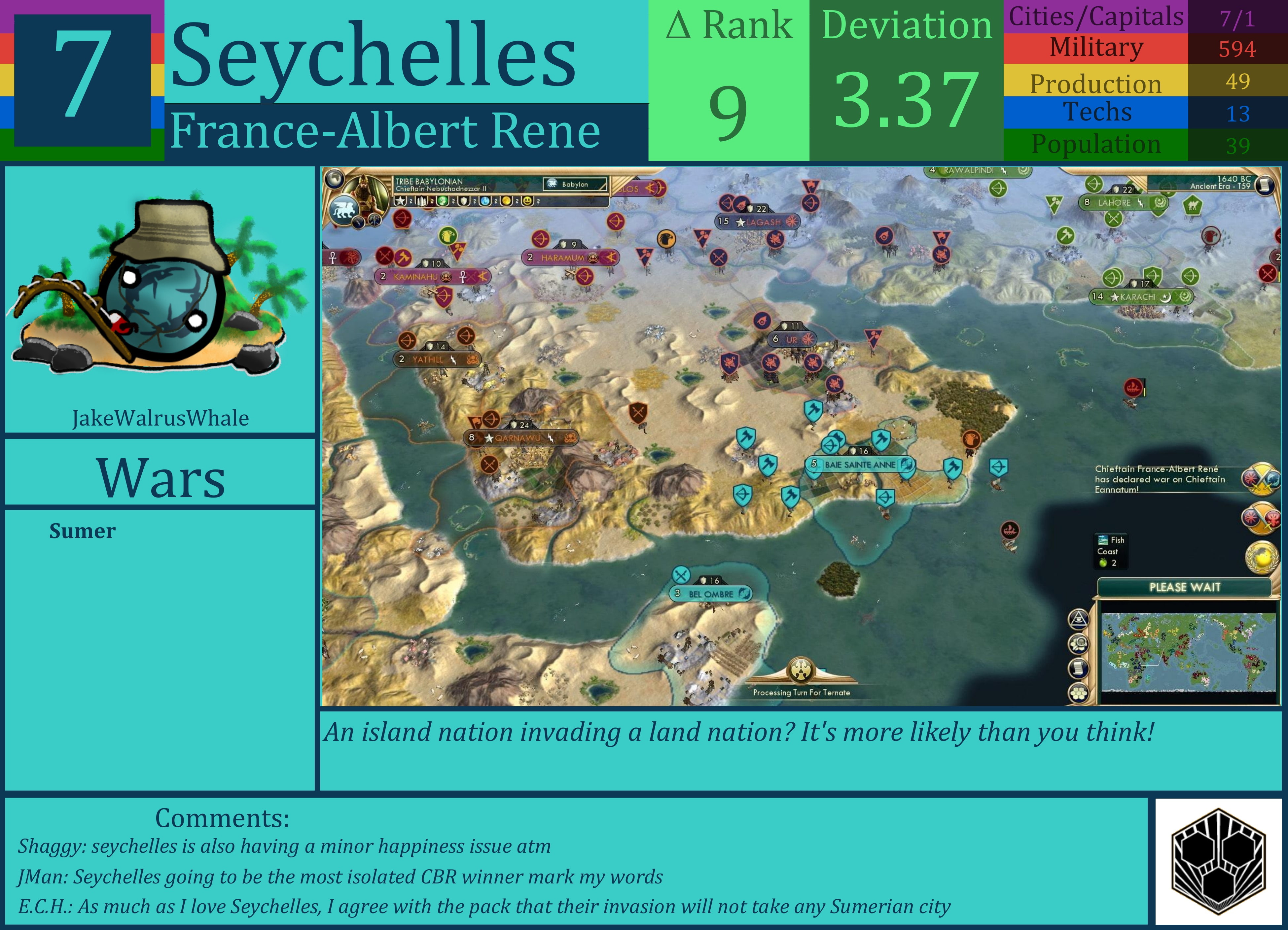 CBR In-Game Screenshot of Seychelles