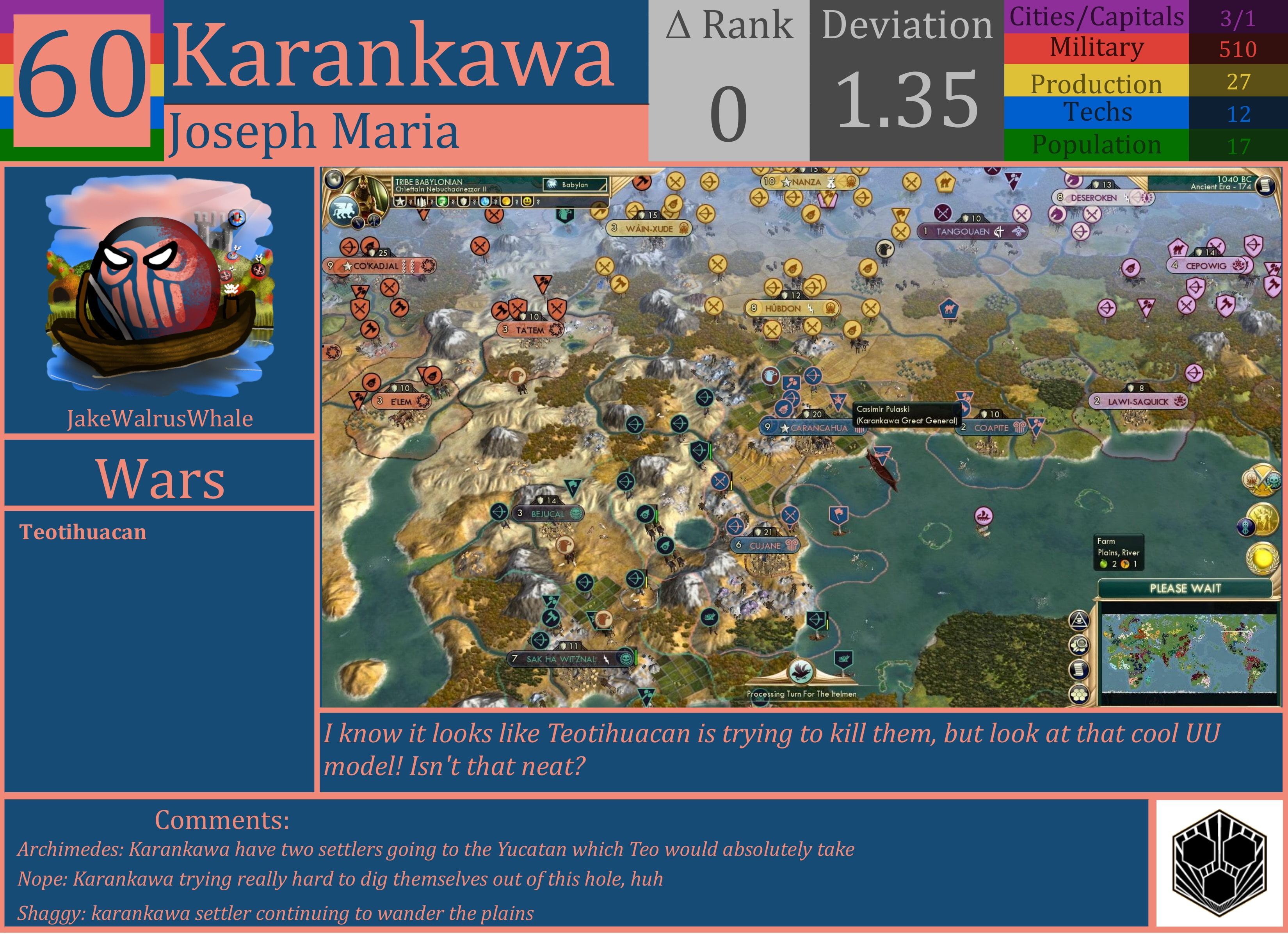 CBR In-Game Screenshot of Karankawa