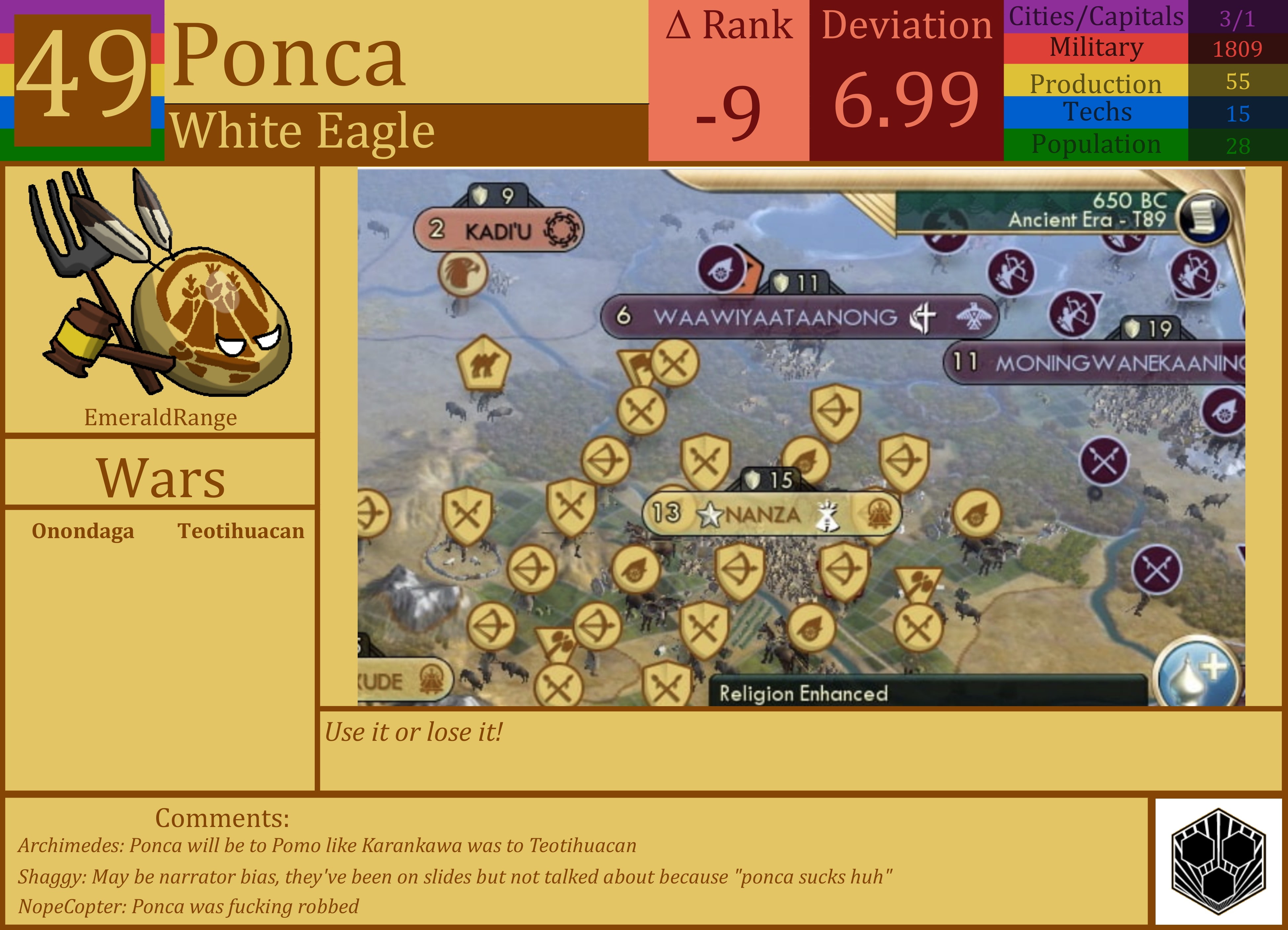 CBR In-Game Screenshot of Ponca