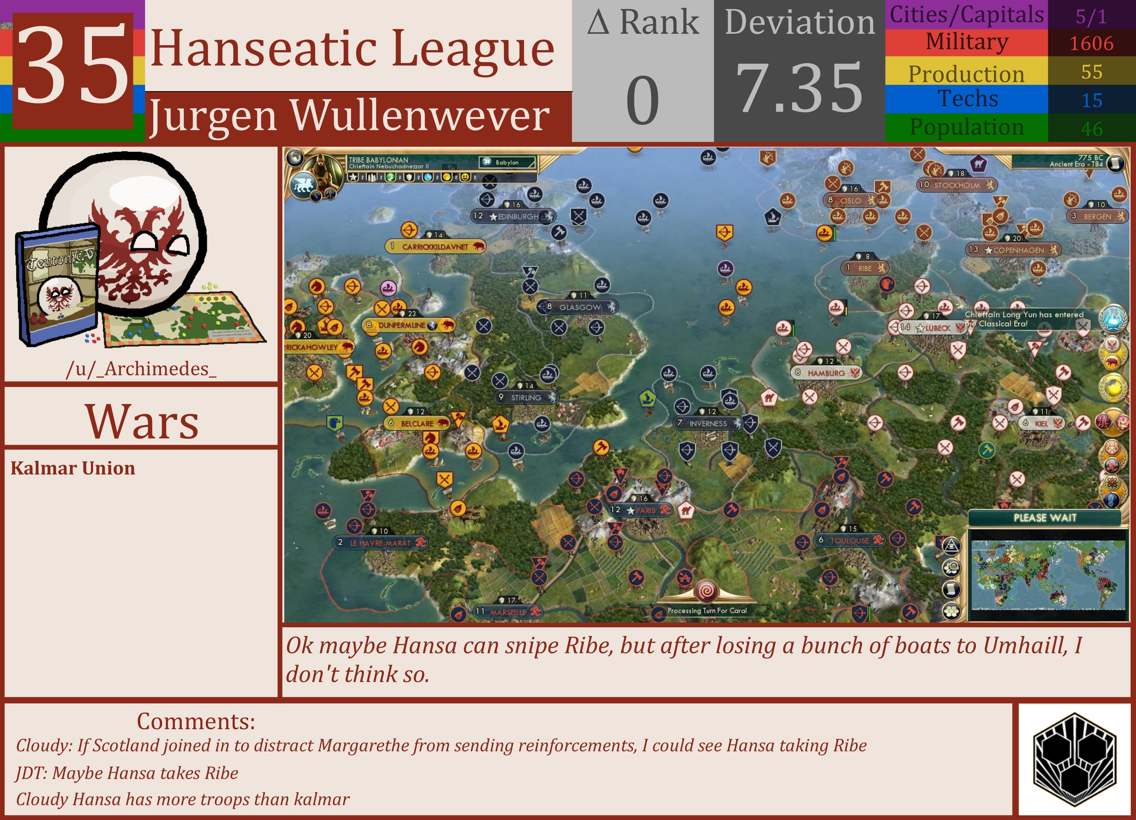 CBR In-Game Screenshot of Hanseatic League