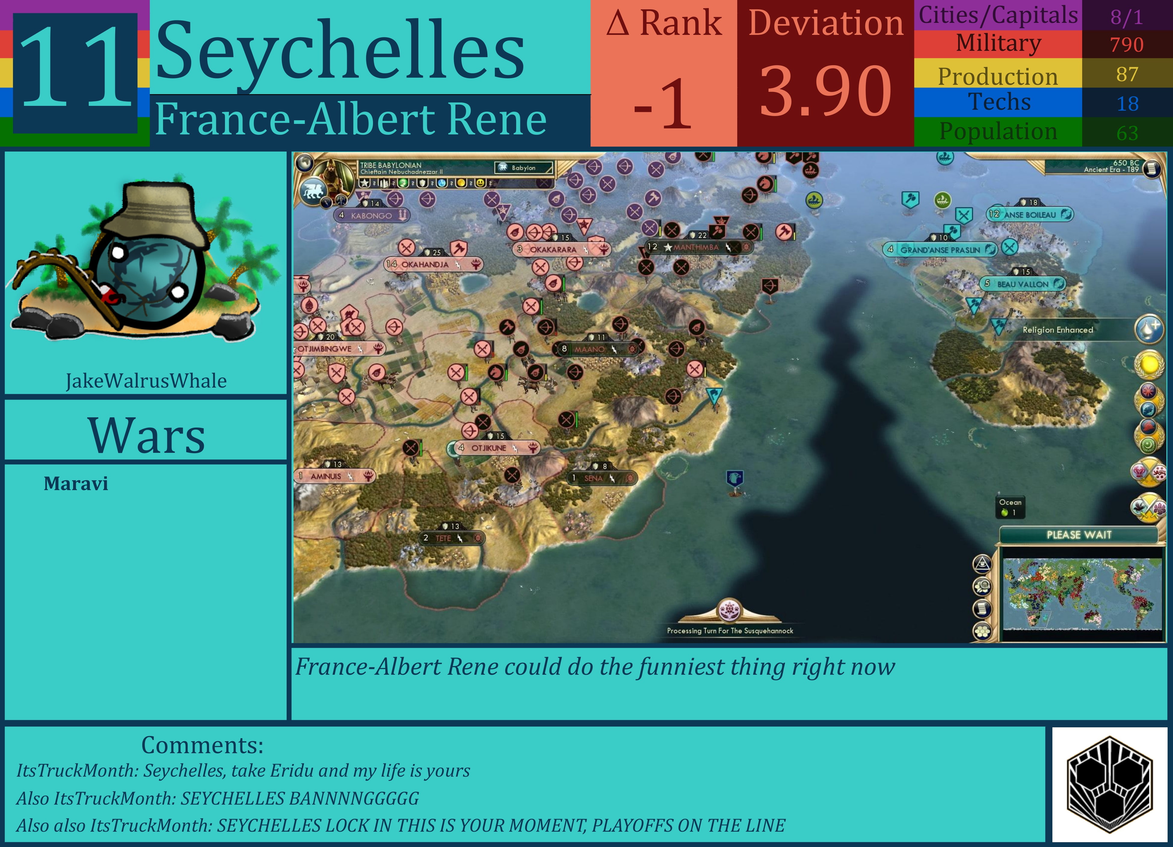 CBR In-Game Screenshot of Seychelles
