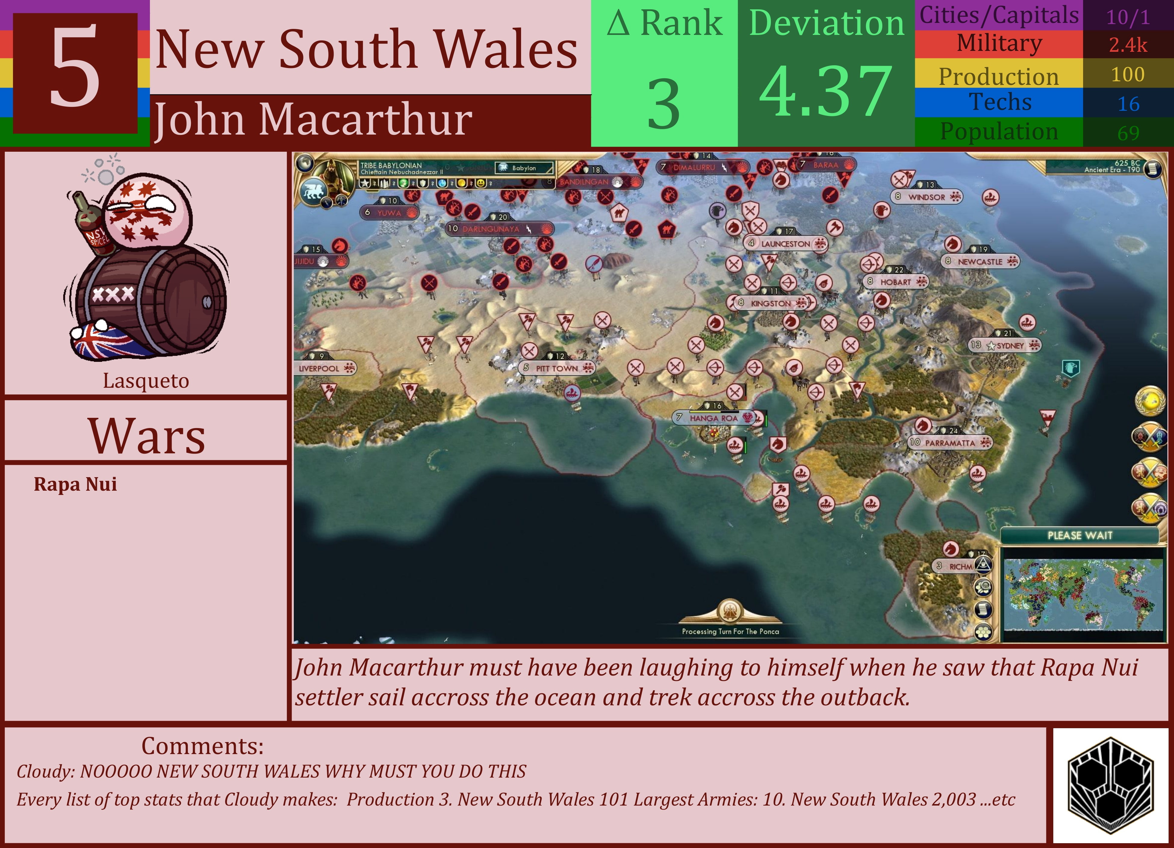 CBR In-Game Screenshot of New South Wales