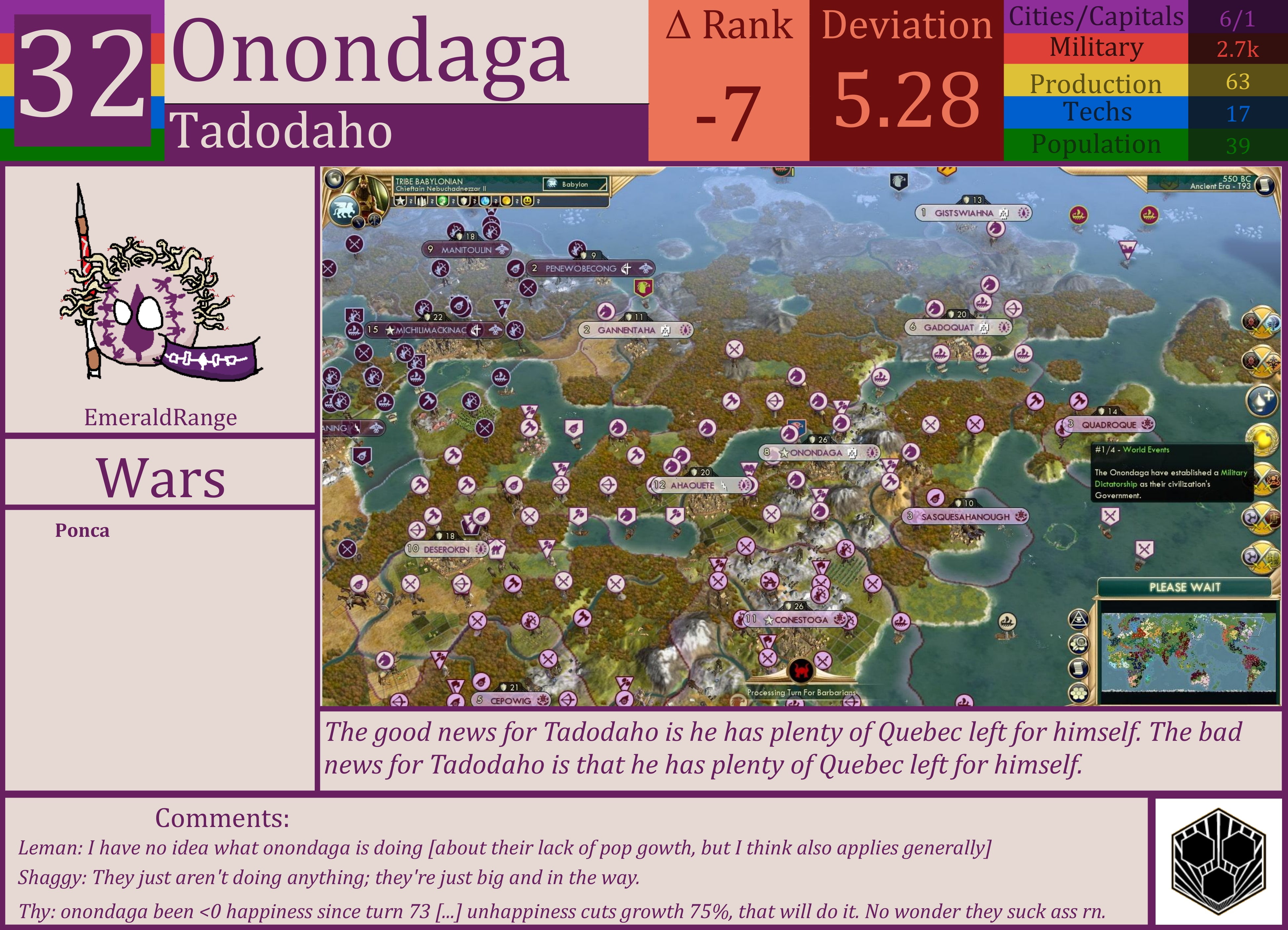 CBR In-Game Screenshot of Onondaga