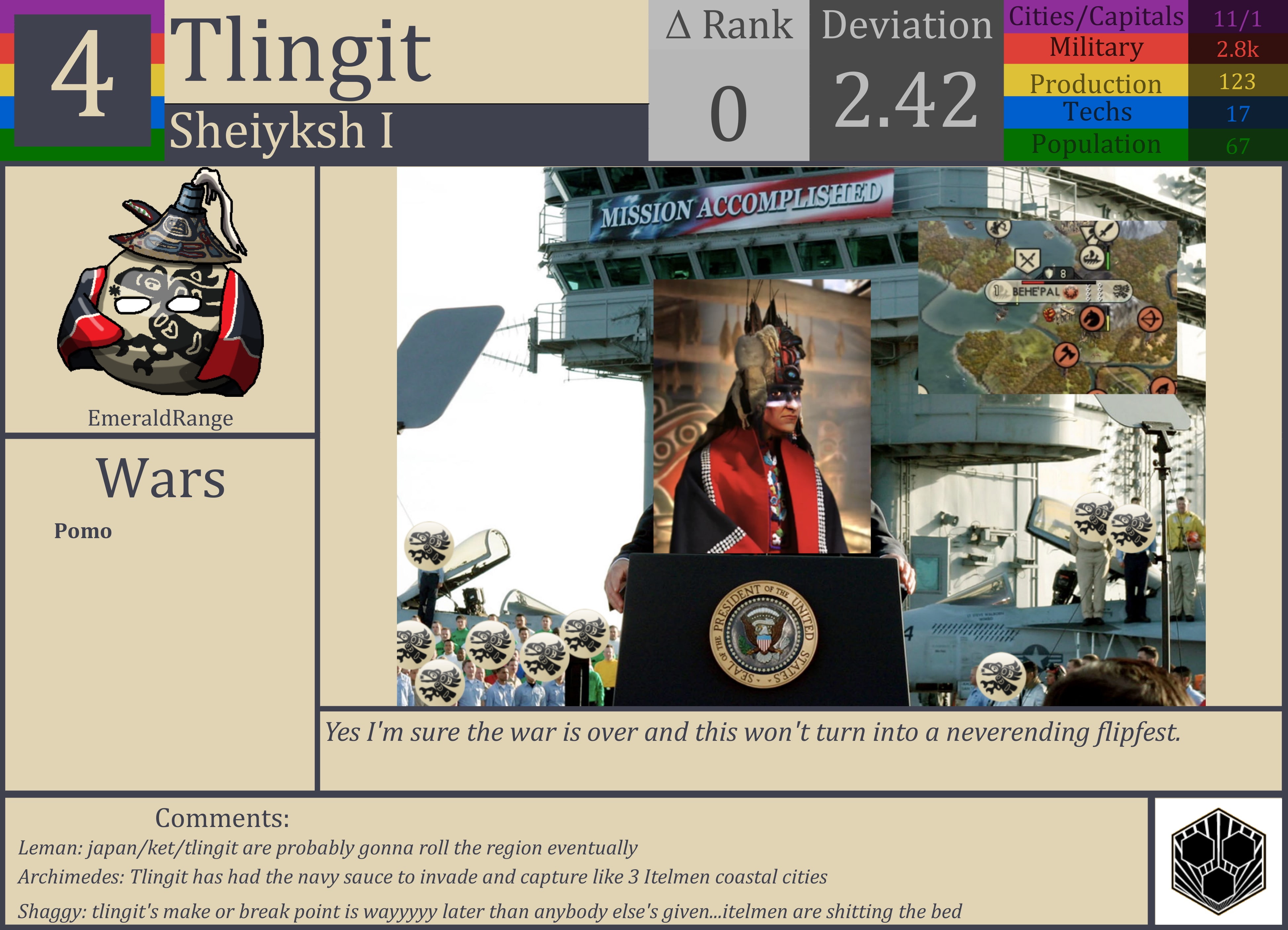 CBR In-Game Screenshot of Tlingit