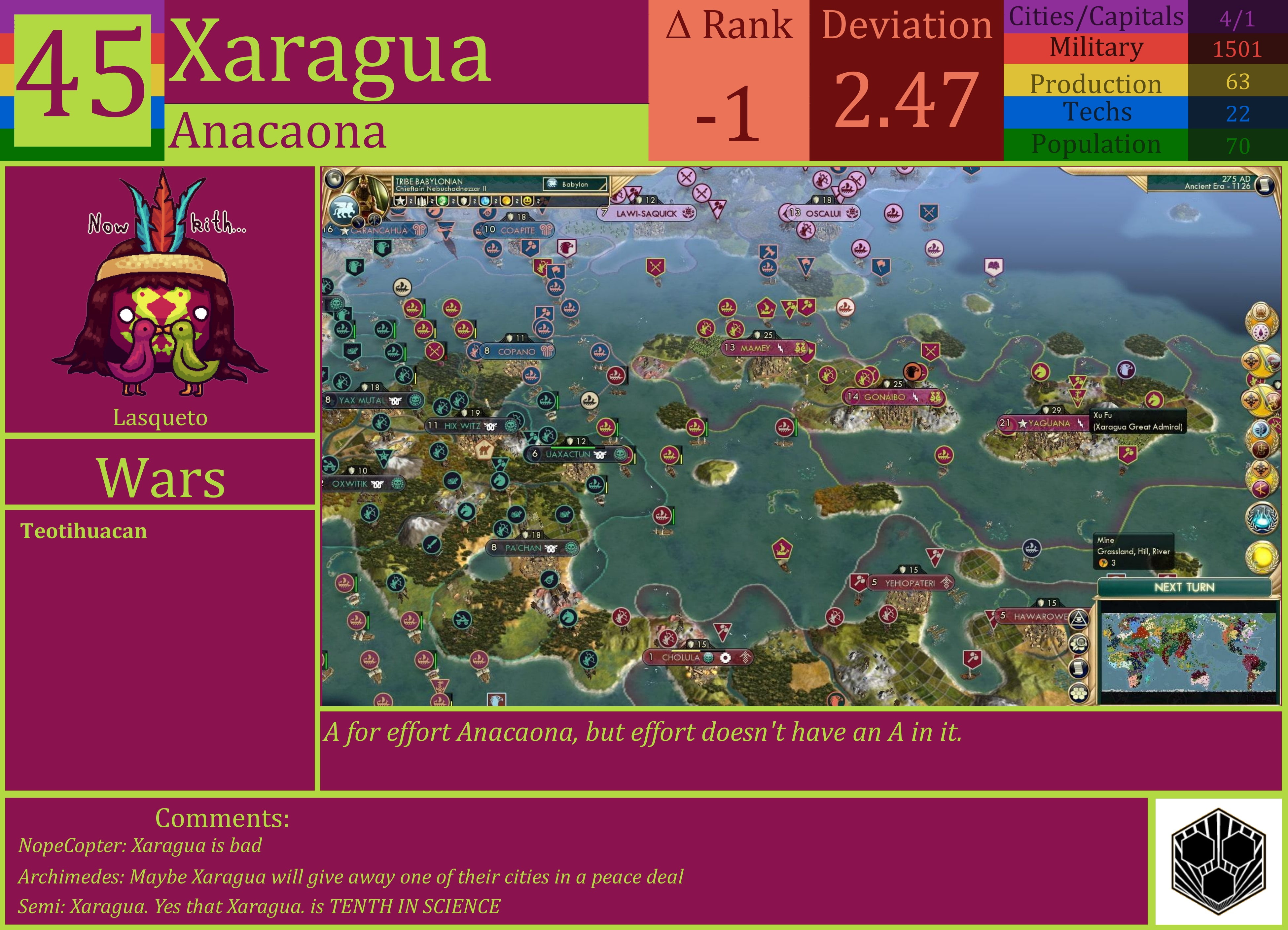 CBR In-Game Screenshot of Xaragua