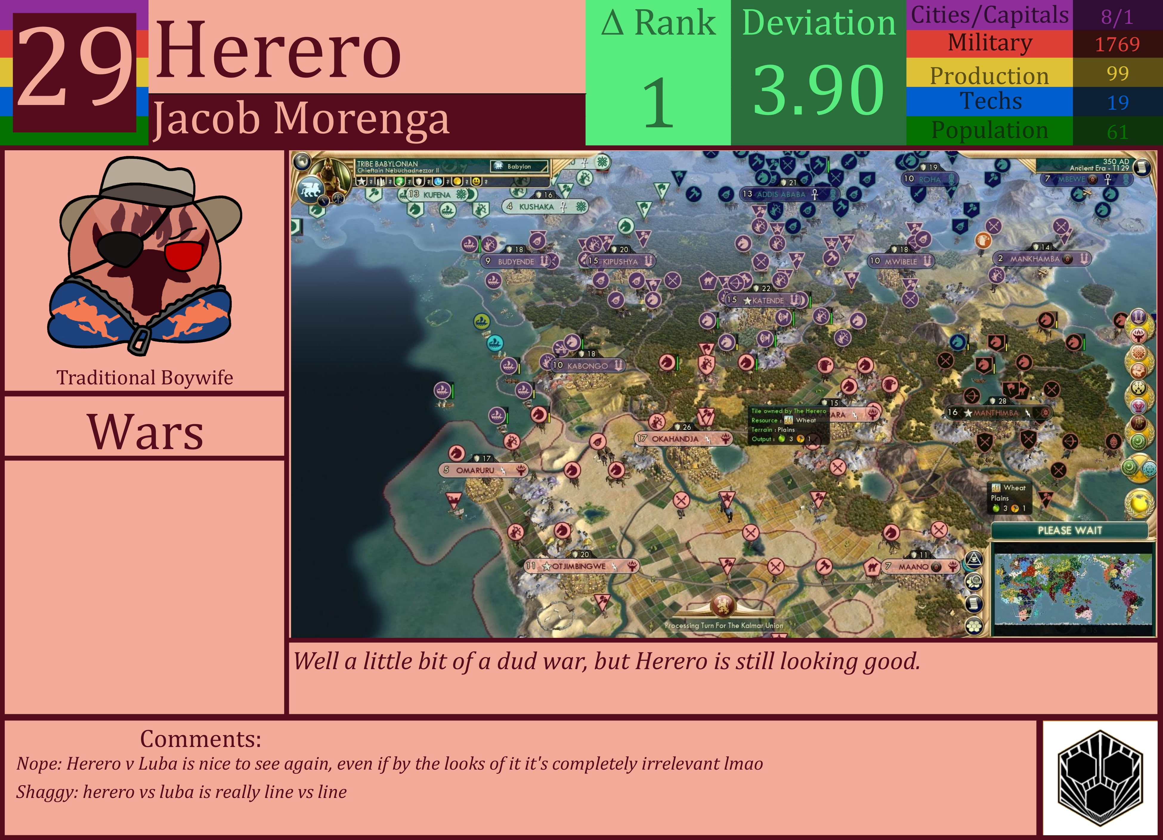 CBR In-Game Screenshot of Herero