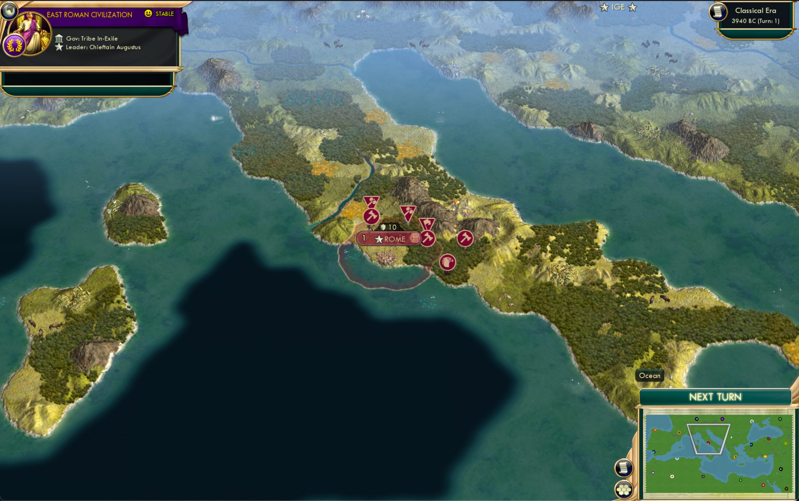 CBR In-Game Screenshot of Roma Aurea