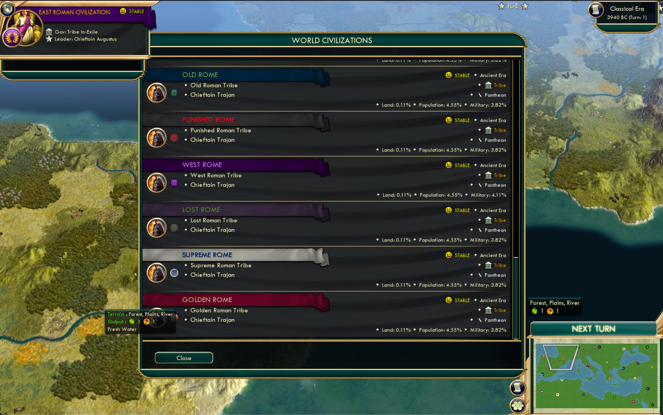 CBR In-Game Screenshot of Paulo Praesumptuosus