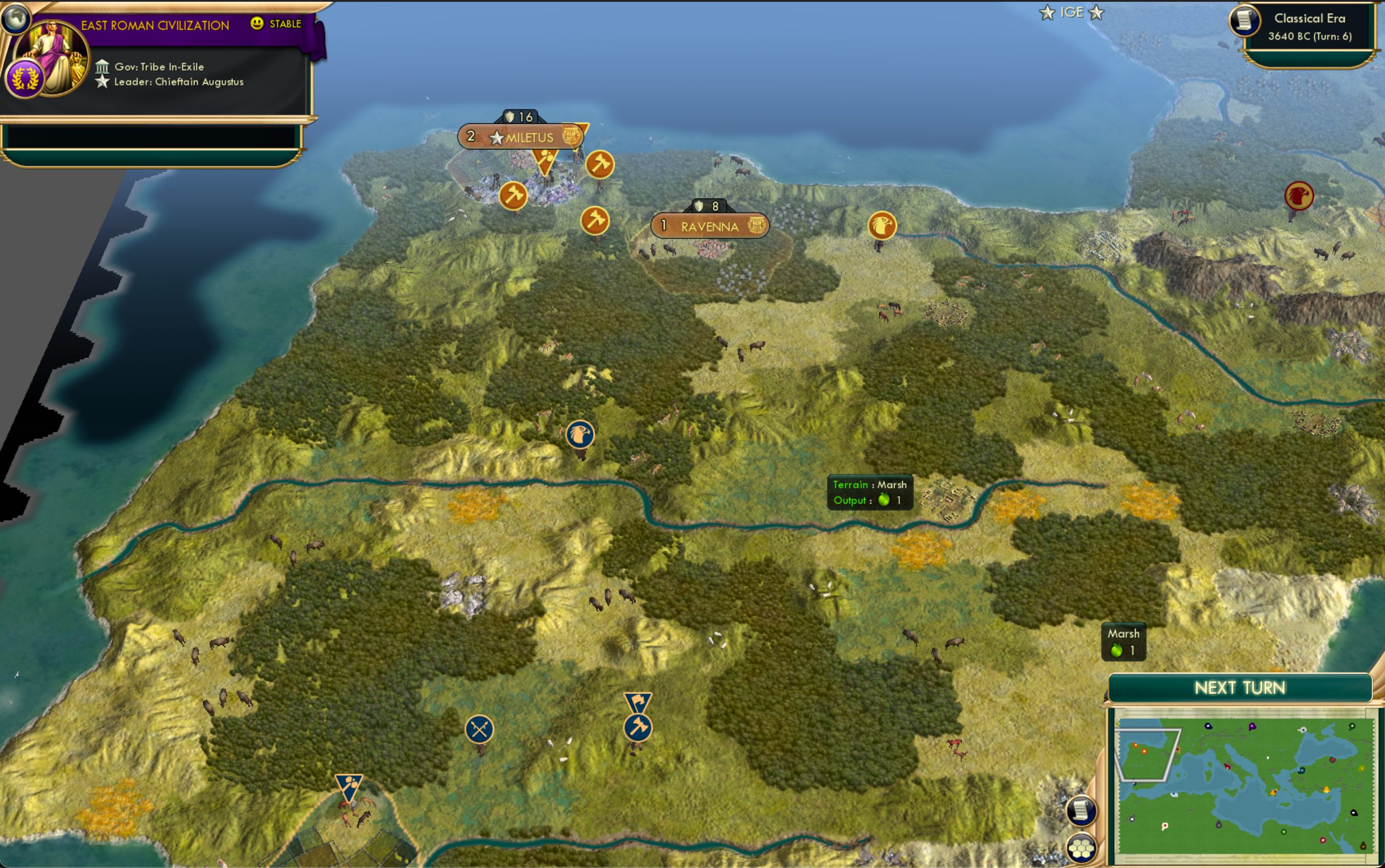 CBR In-Game Screenshot of Primus Secundus