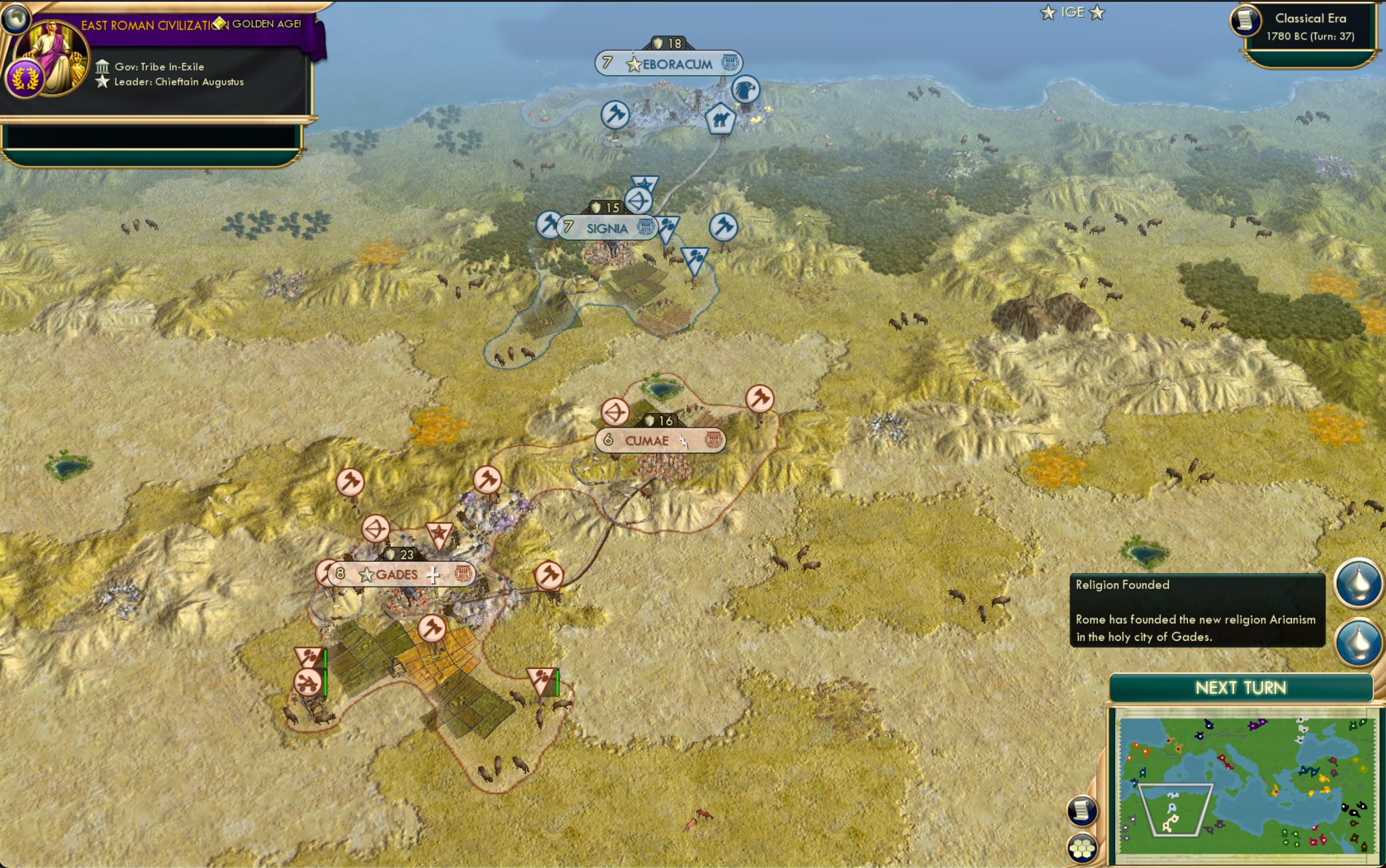 CBR In-Game Screenshot of Pater Filium Non Est