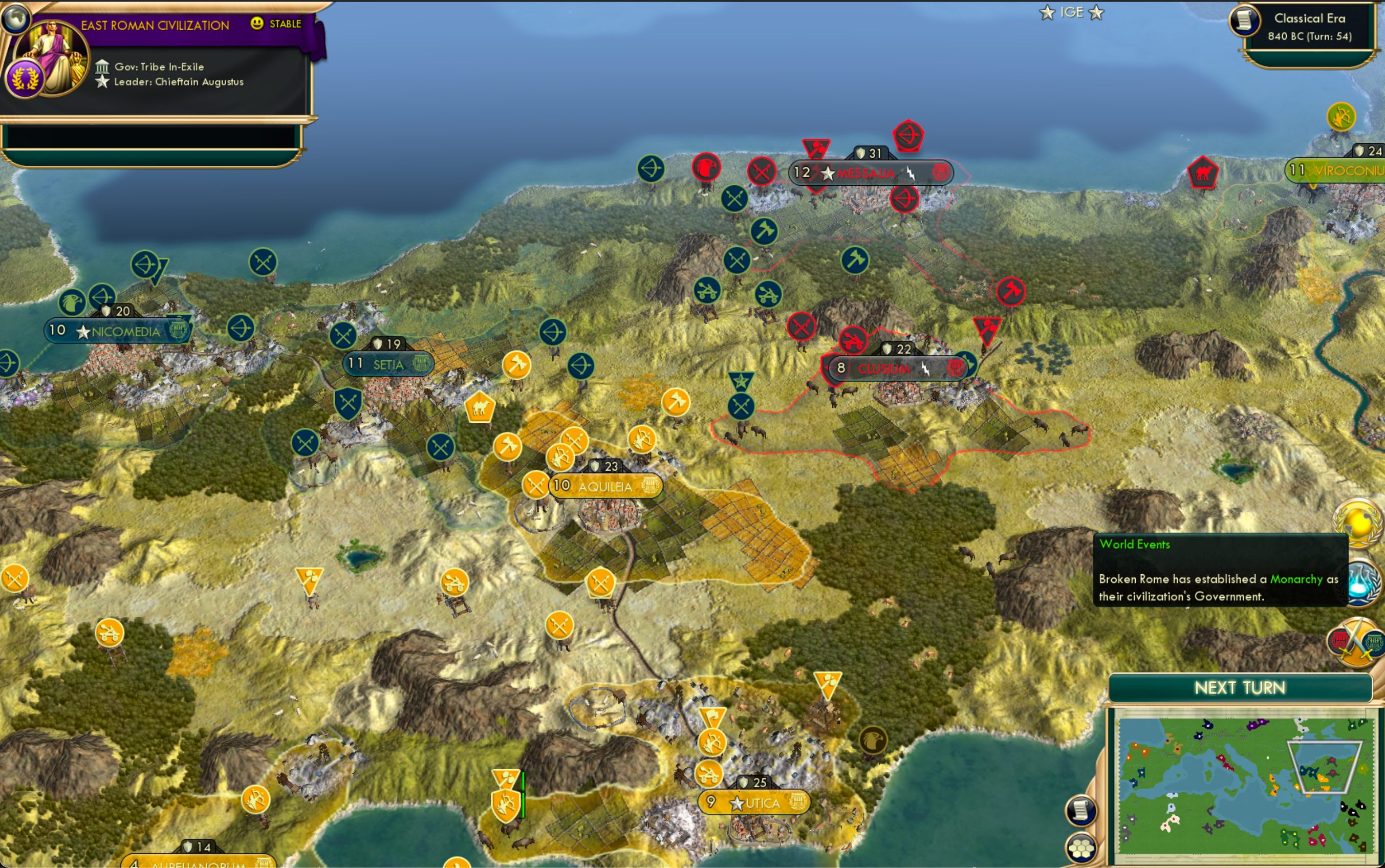 CBR In-Game Screenshot of Bellum Inferno Est