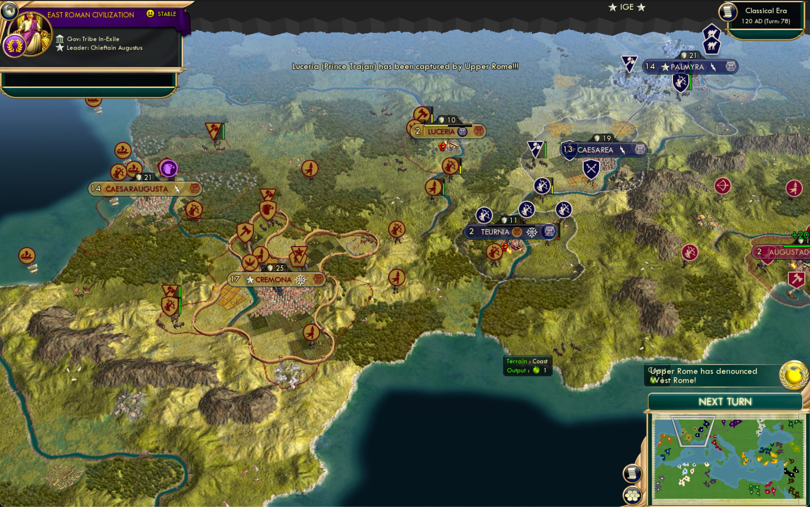 CBR In-Game Screenshot of Ignis ab Ligere