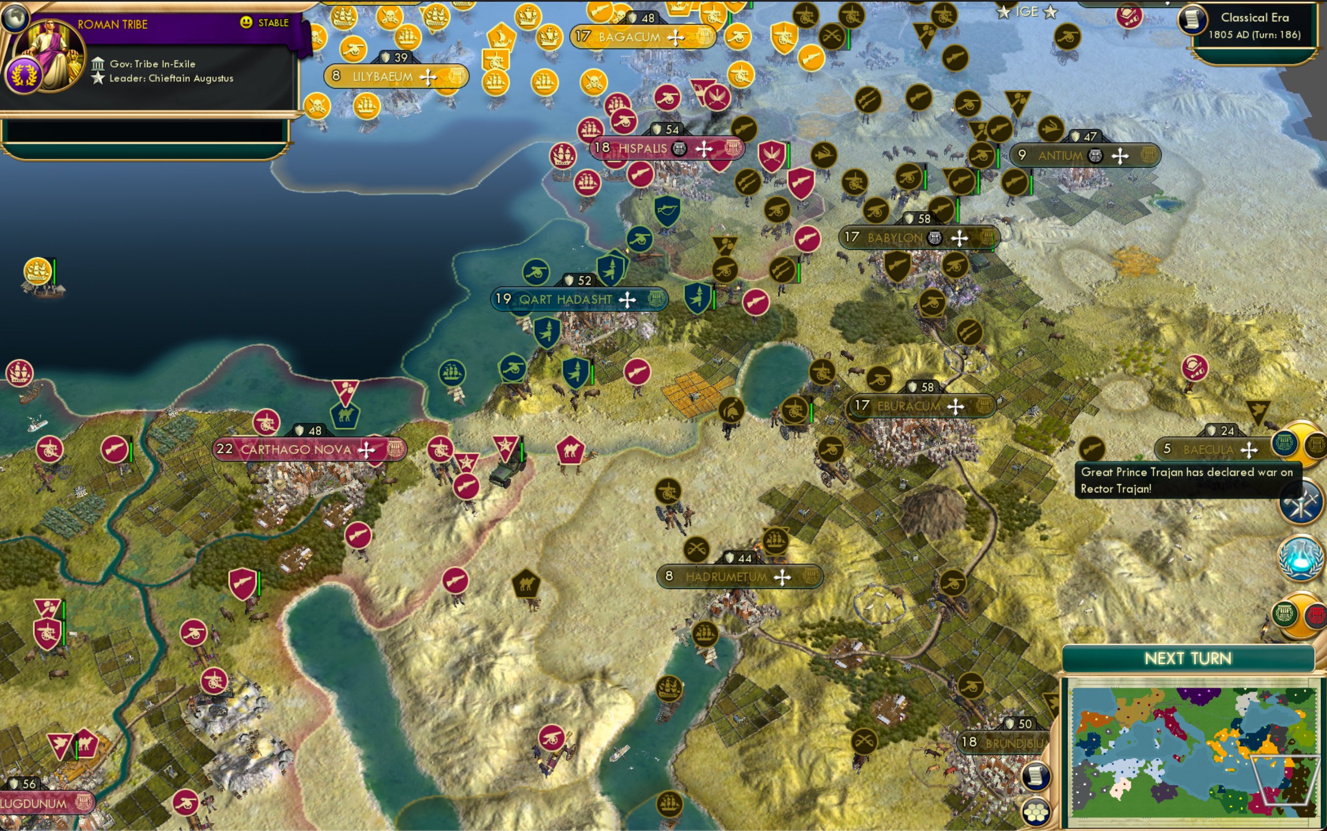 CBR In-Game Screenshot of This Isn’t Civ 3, Guns Beat Spears