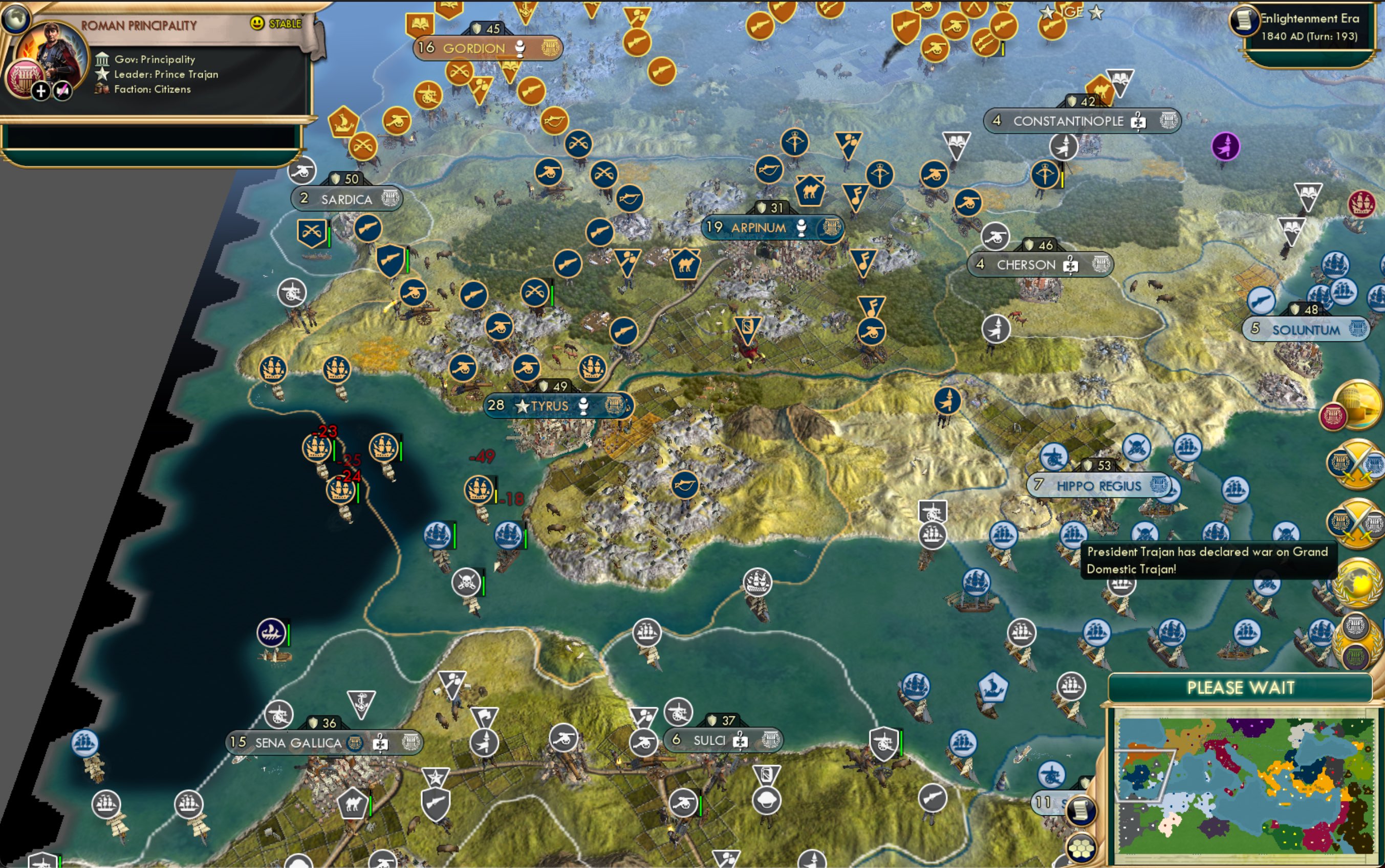 CBR In-Game Screenshot of War of Spanish Successes