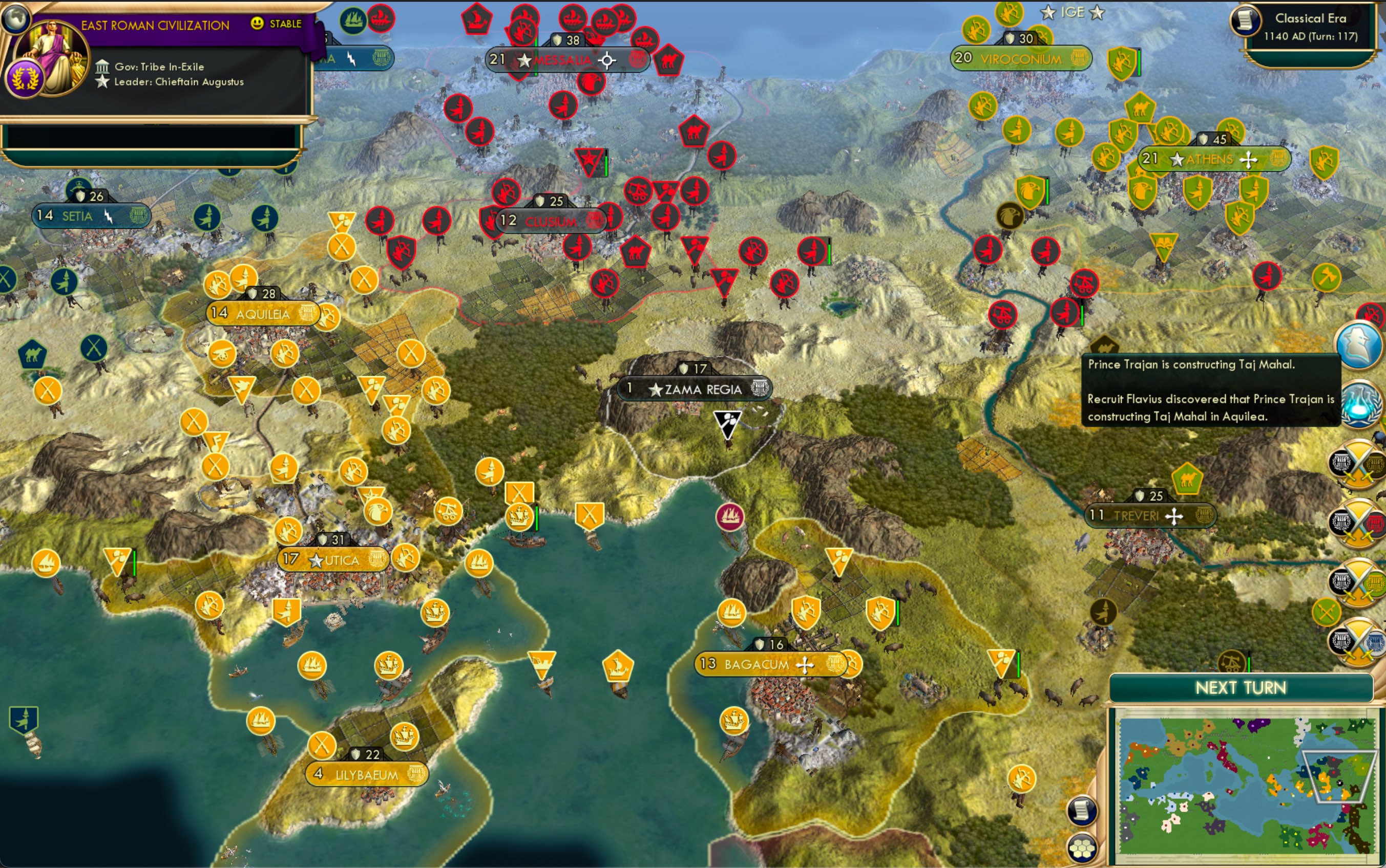 CBR In-Game Screenshot of Even Further Rome